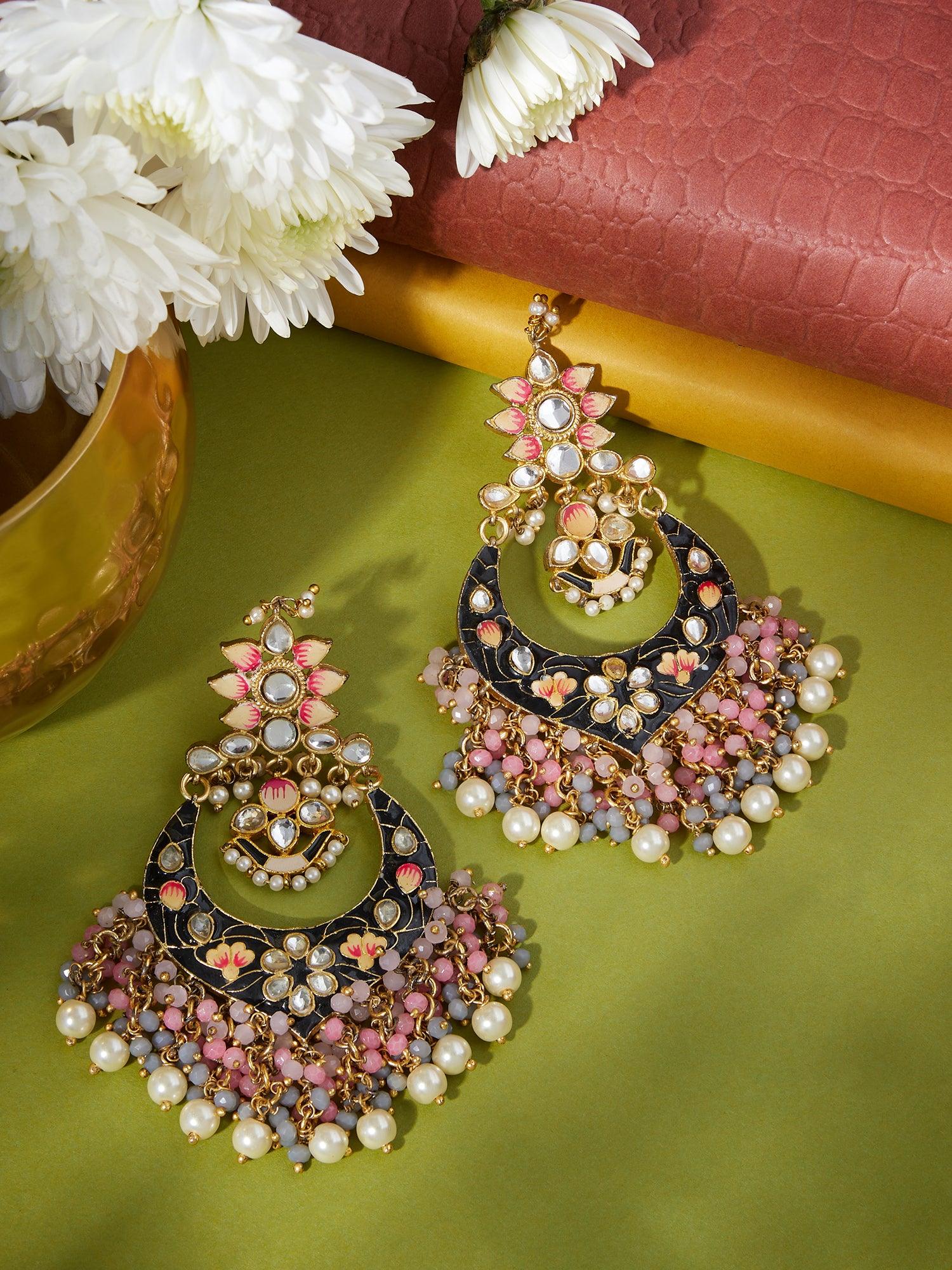Artisans Crafted Chandbalis Earrings - Dyulokha