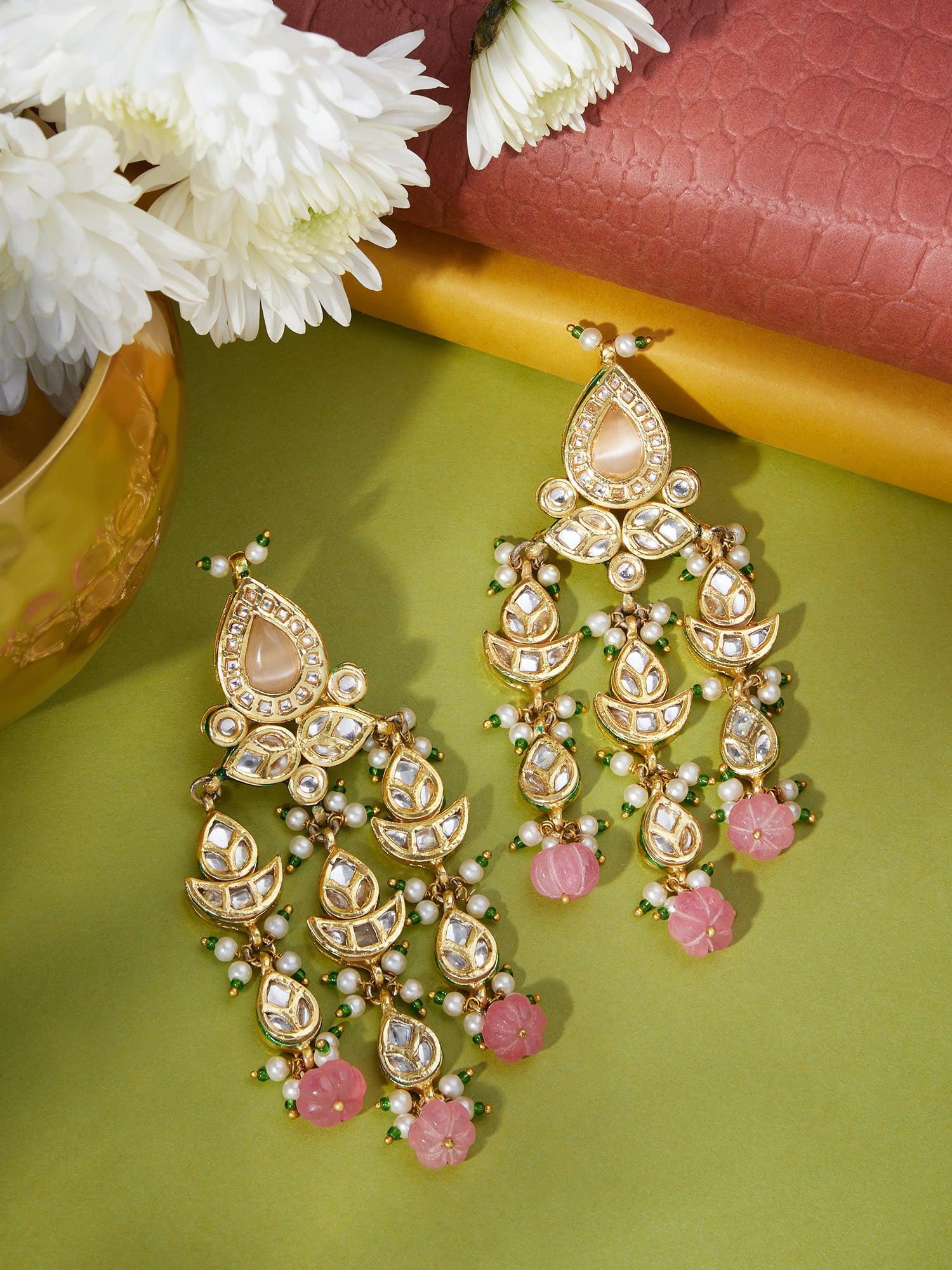 Glowing Striking Chandelier Earrings - Dyulokha