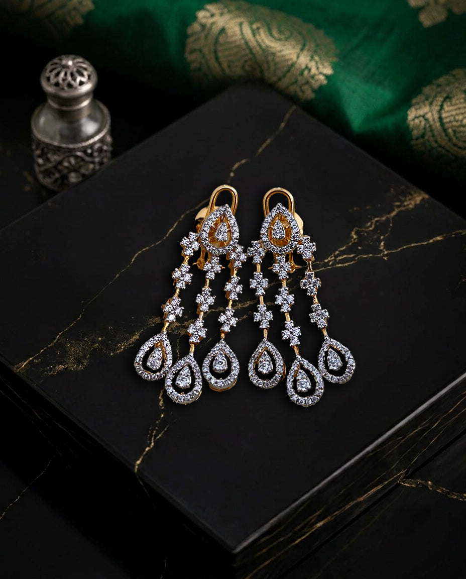 Glitz CZ Sparkle Earrings
