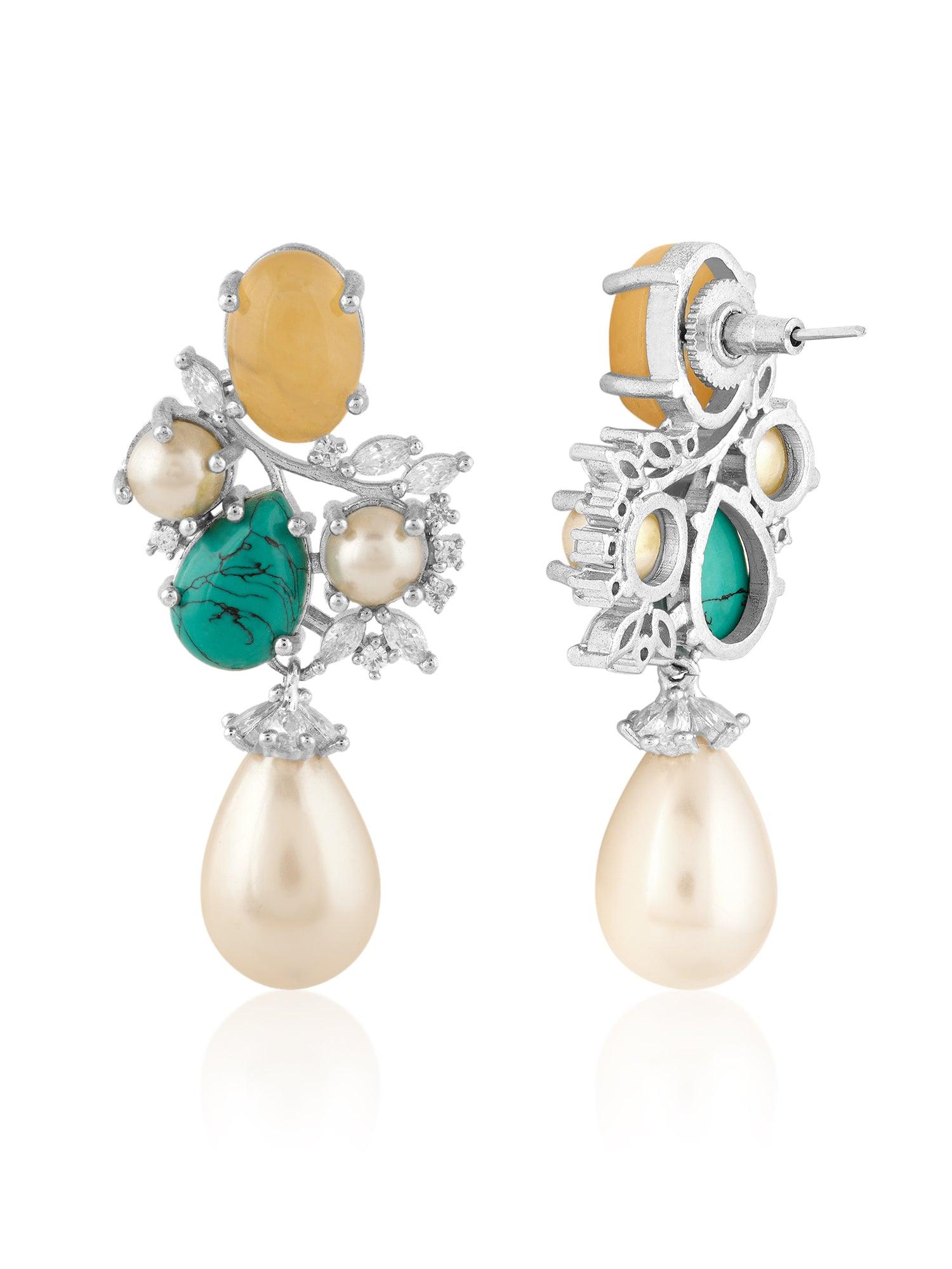 Artistry CZ Drop Earrings - Dyulokha