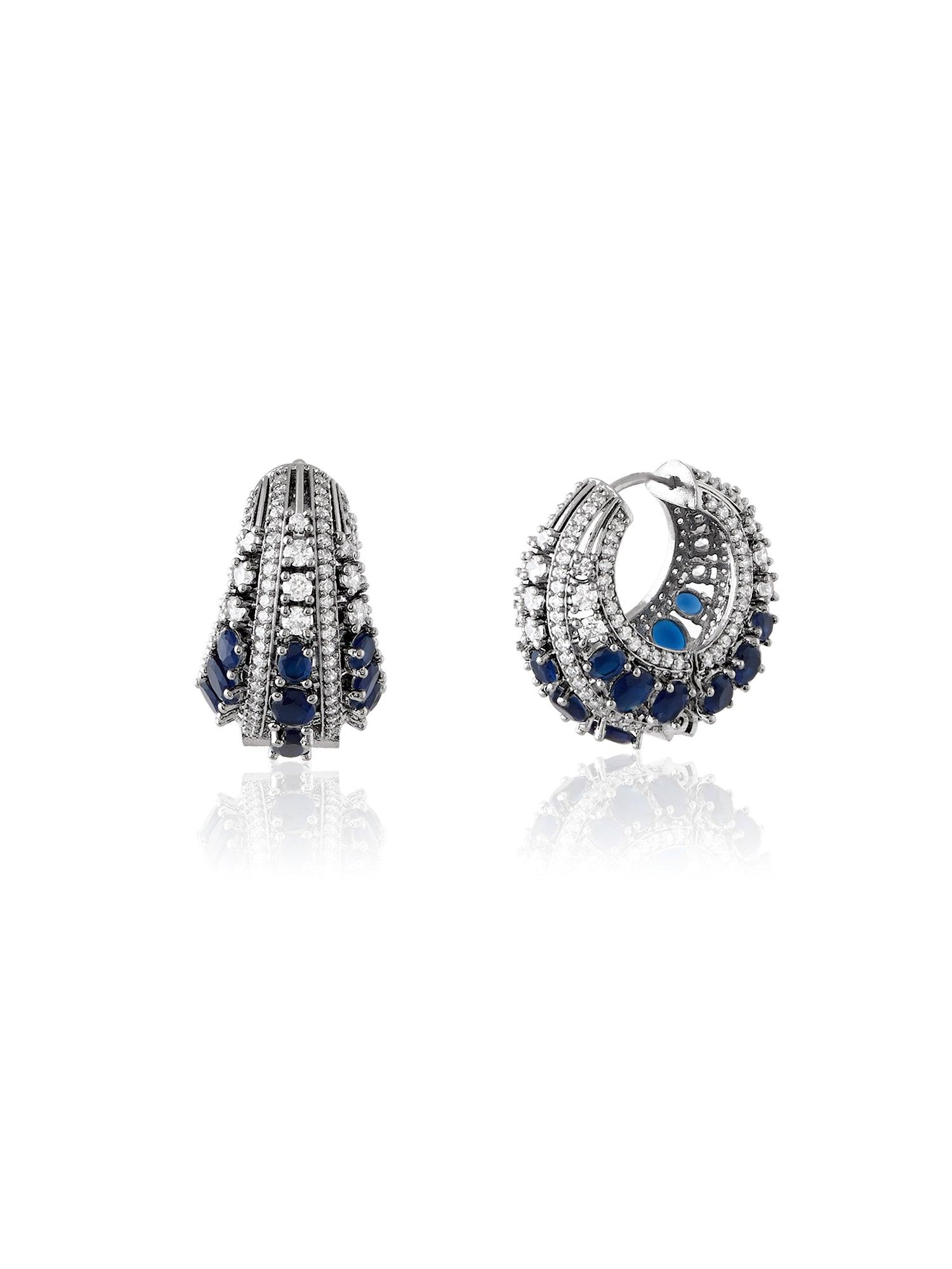 Bold Stylish Hoops Earrings - Dyulokha