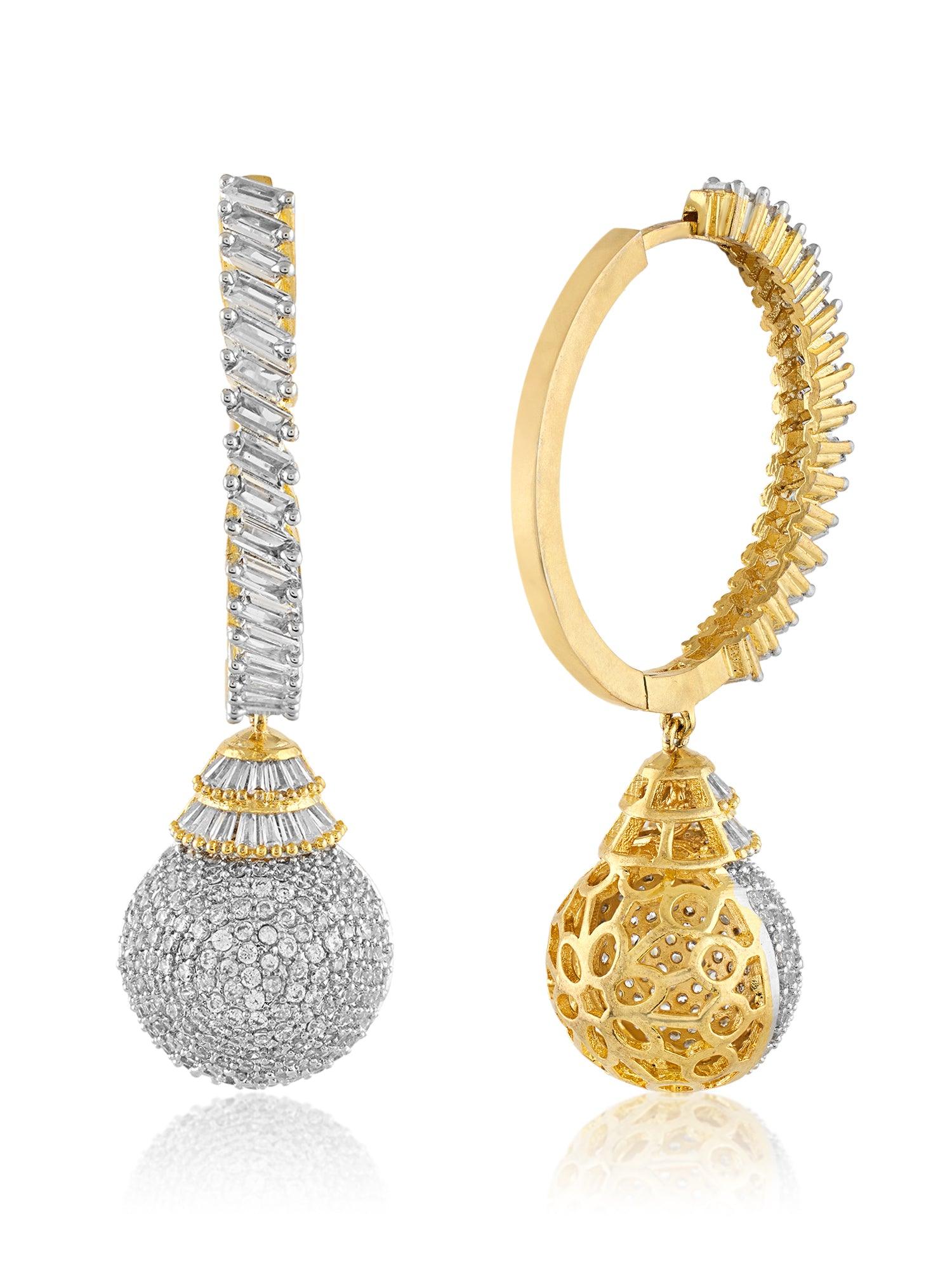 Classic Brilliance CZ Hoops - Dyulokha