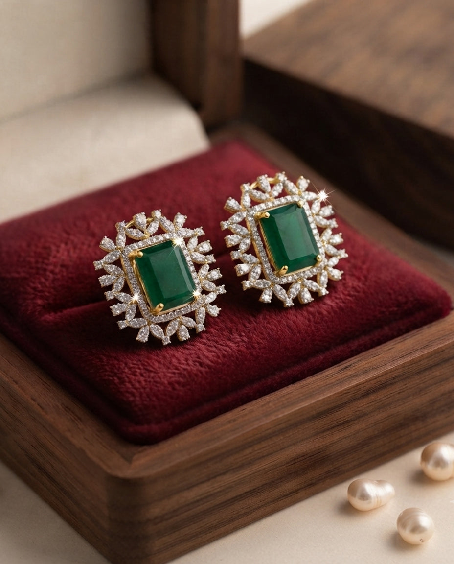 Emerald Enchanted Earrings