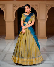 Heritage Luxurious Silk Half Saree