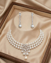 Pearl Elegance Choker Set