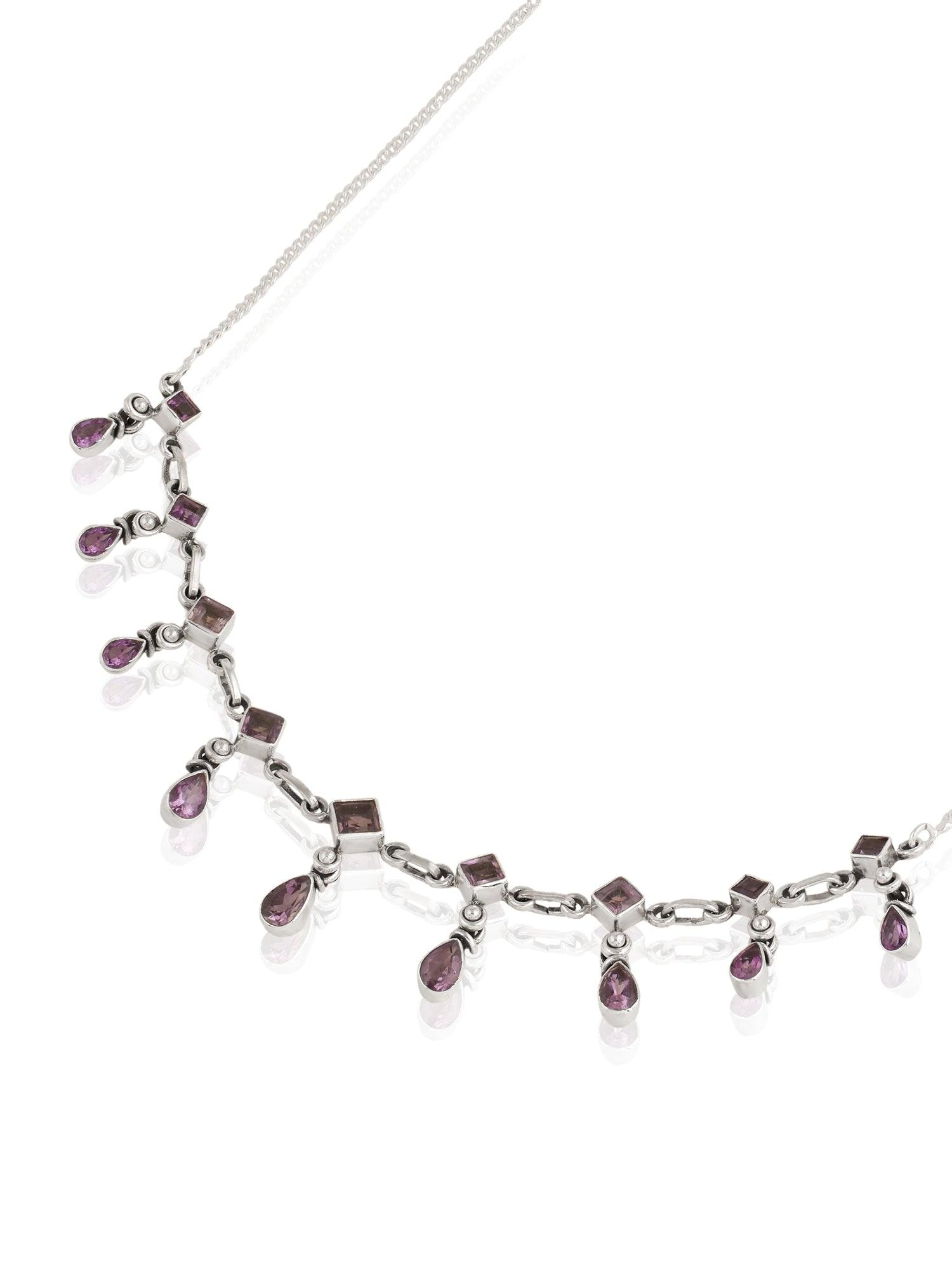 Regal Elegance Amethyst Necklace - Dyulokha