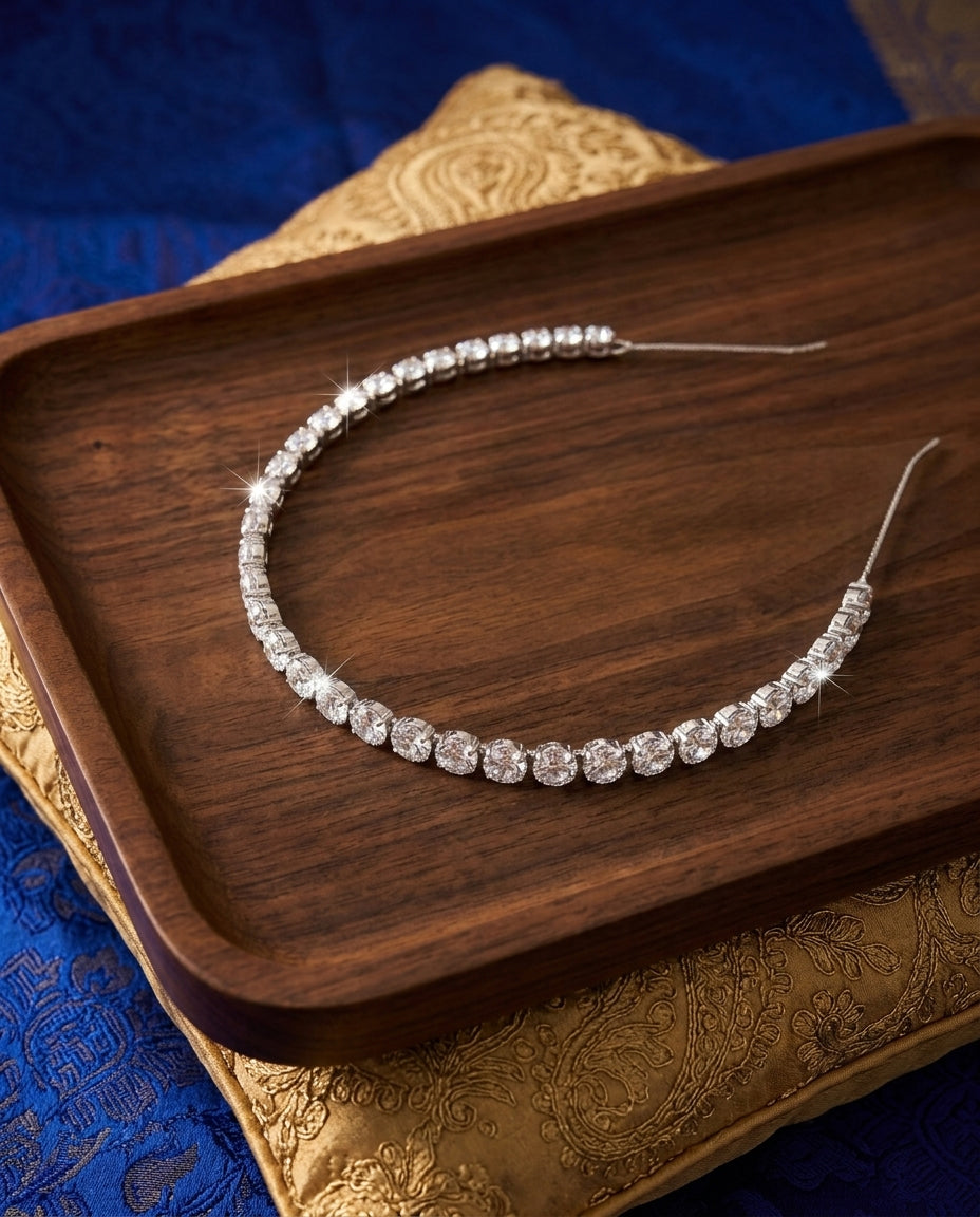 Dazzling CZ Solitaire Necklace
