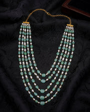 Mint Bliss Pearl Necklace
