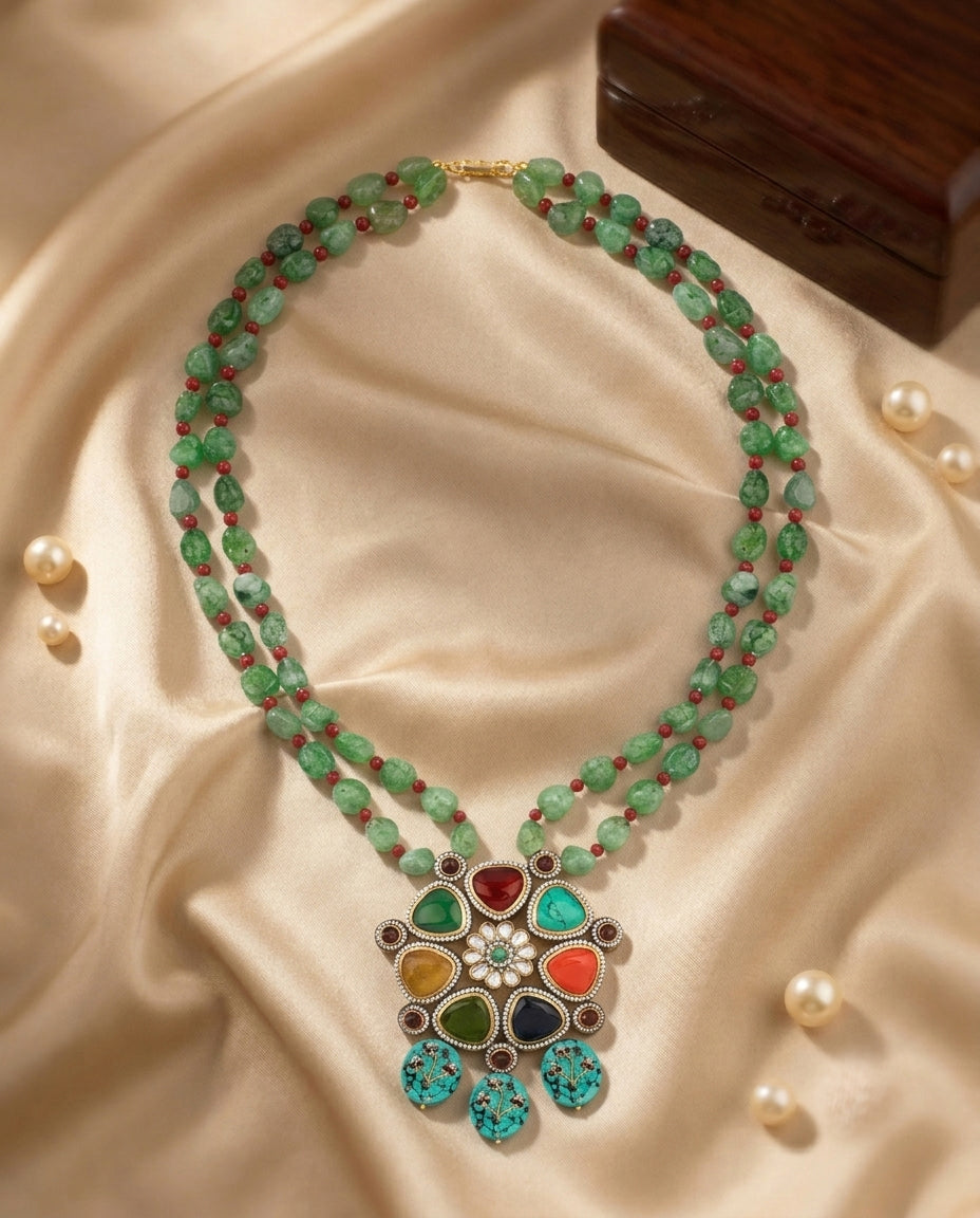 Navratan Splendor Necklace