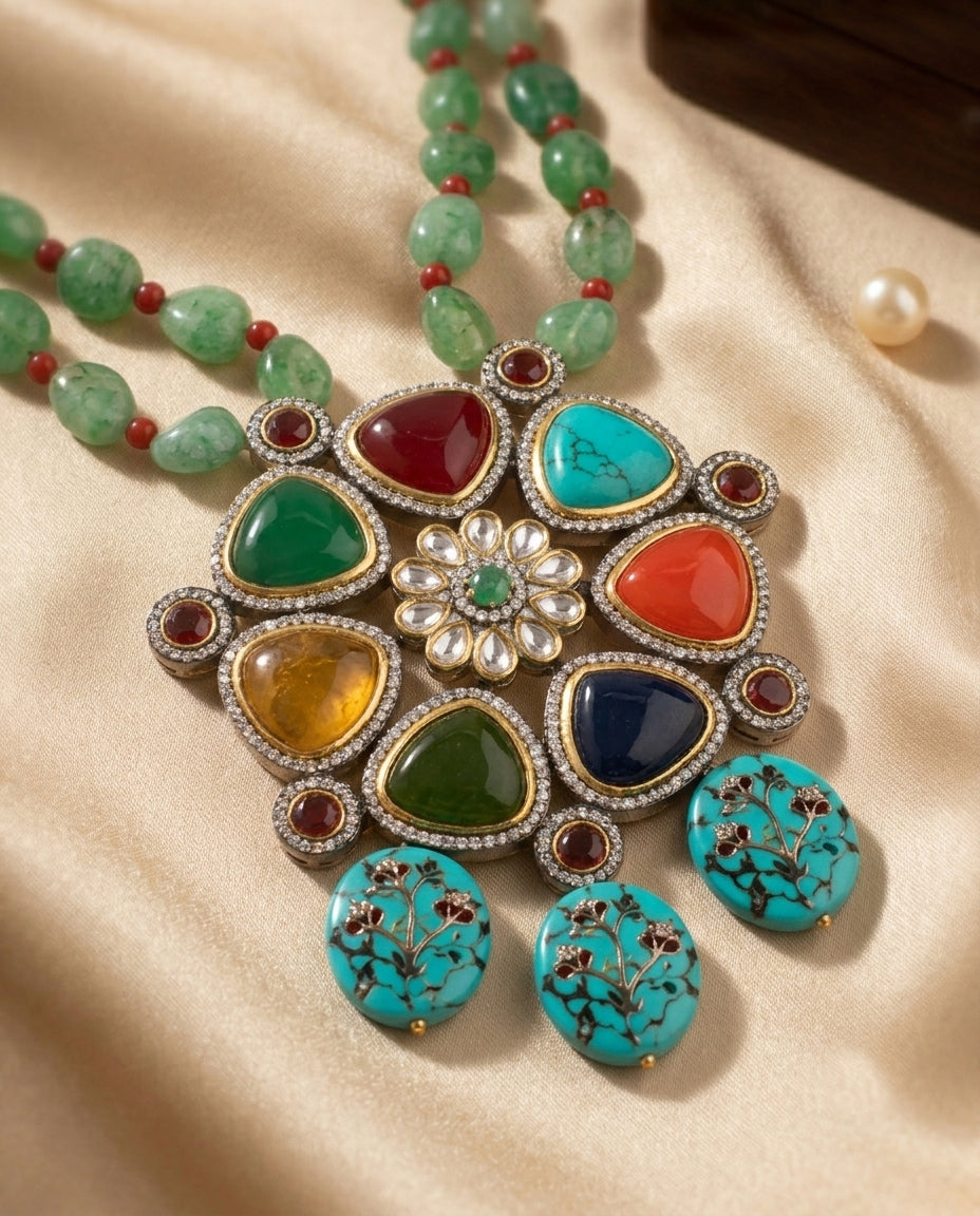 Navratan Splendor Necklace