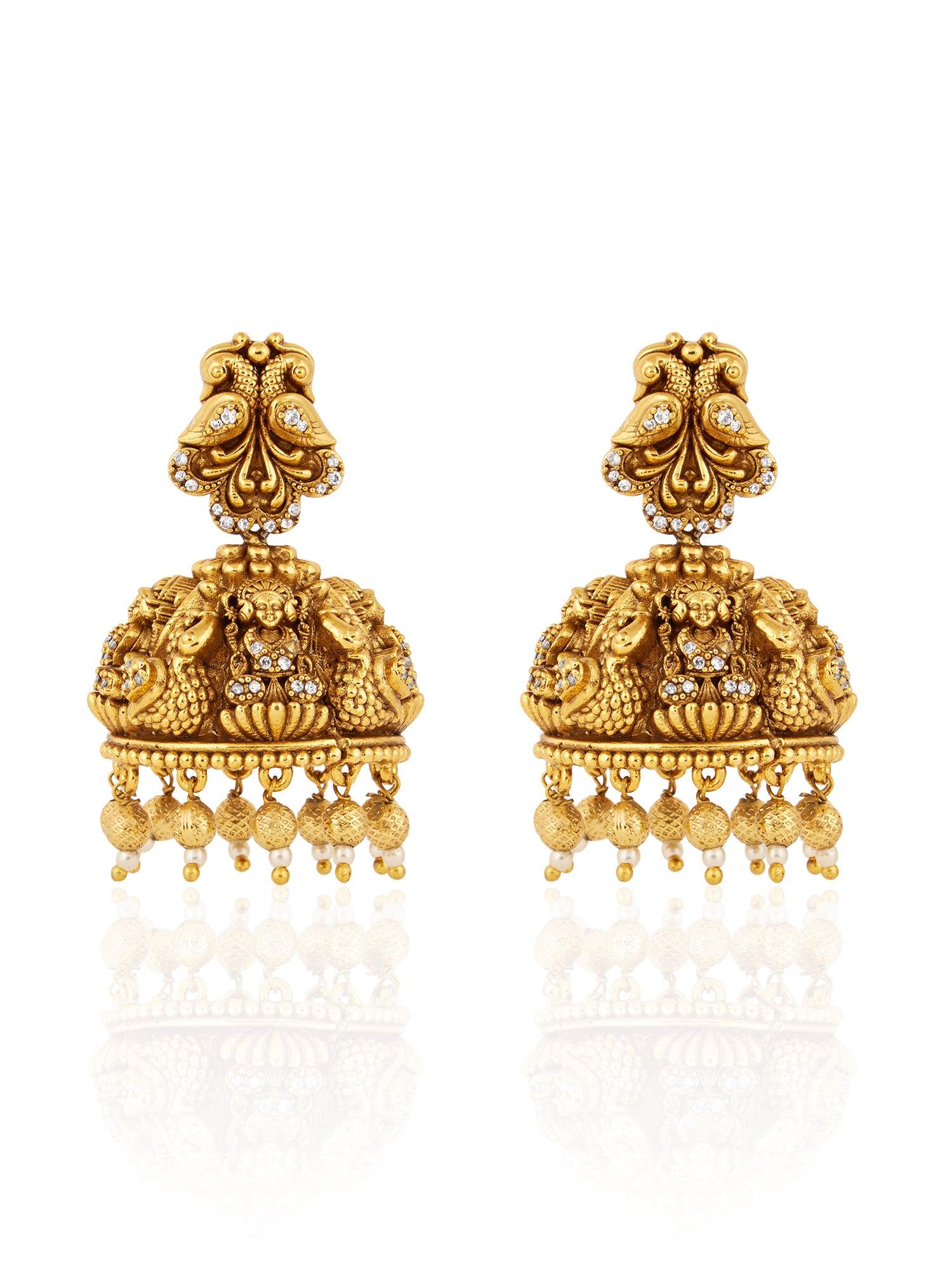 Golden Grandeur Temple Hasli Set - Dyulokha