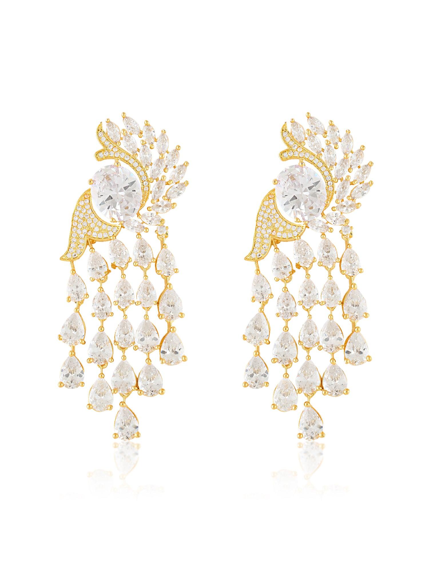 Dewdrop Delight Diamond Necklace Set - Dyulokha