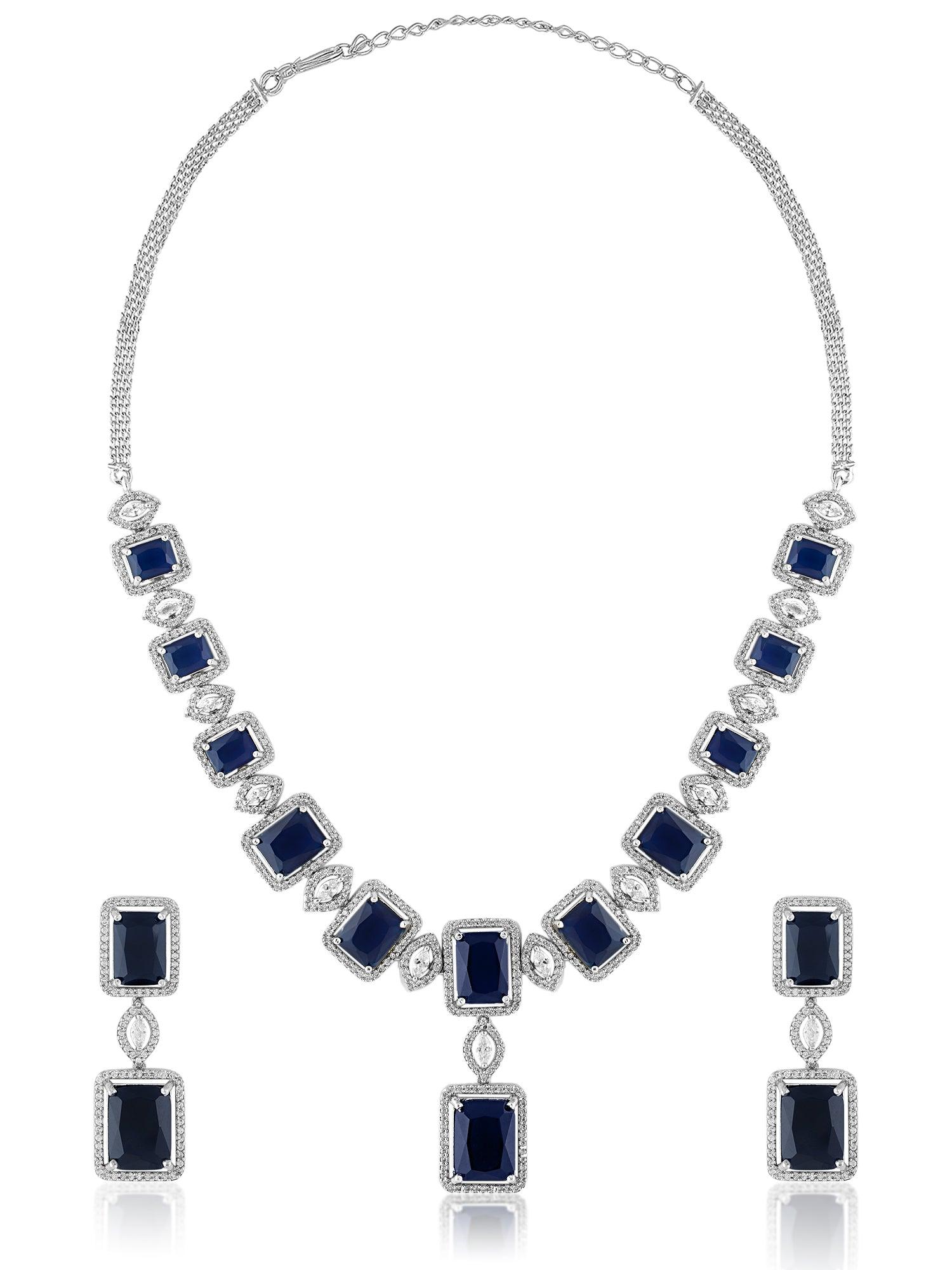 Midnight Elegance Black Onyx Necklace Set - Dyulokha