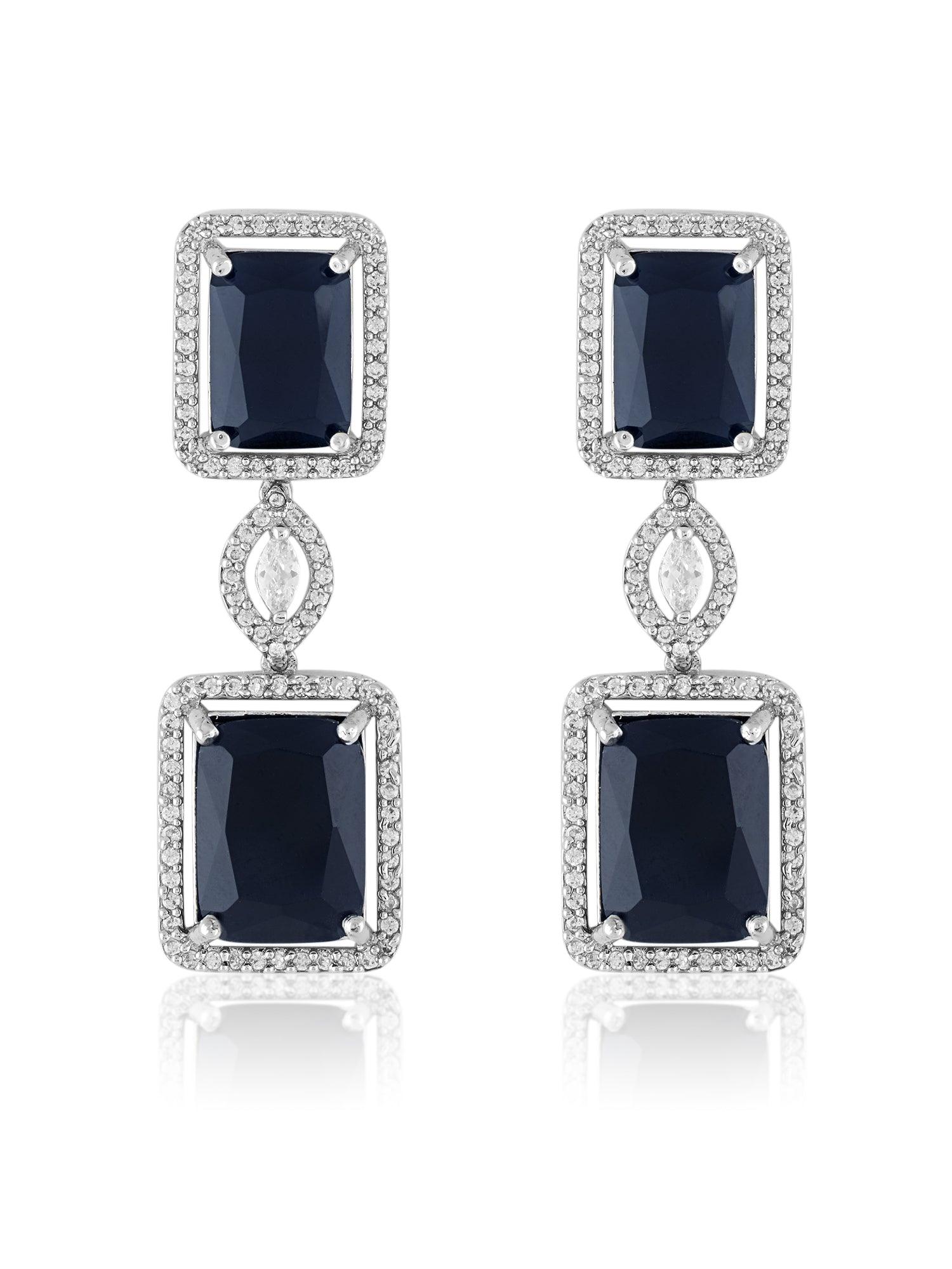 Midnight Elegance Black Onyx Necklace Set - Dyulokha