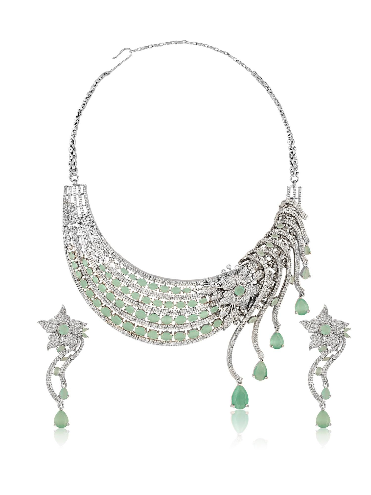 Morning Dew Tourmaline Necklace Set - Dyulokha