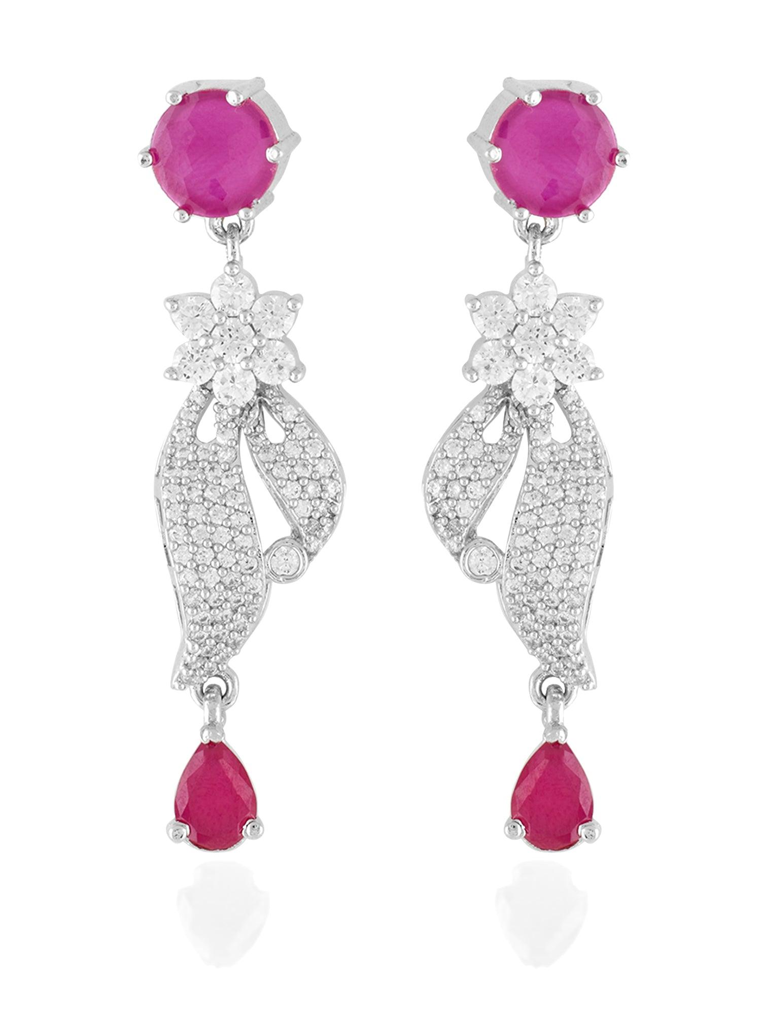 Scarlet Enchantment Ruby Necklace Set - Dyulokha