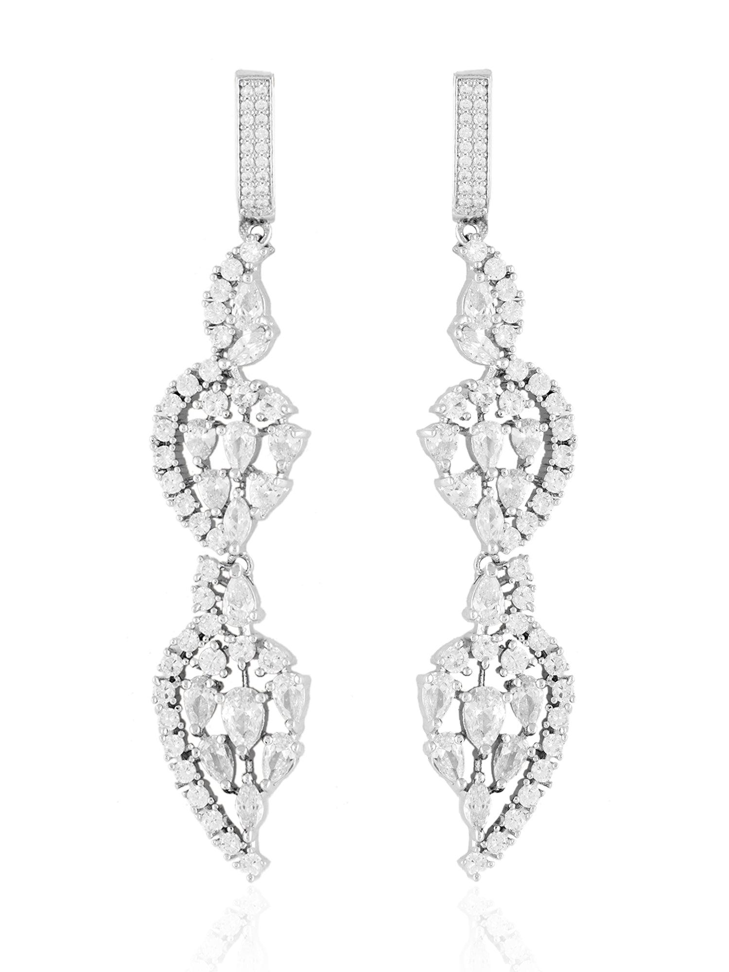 Modish Strands CZ Necklace set - Dyulokha