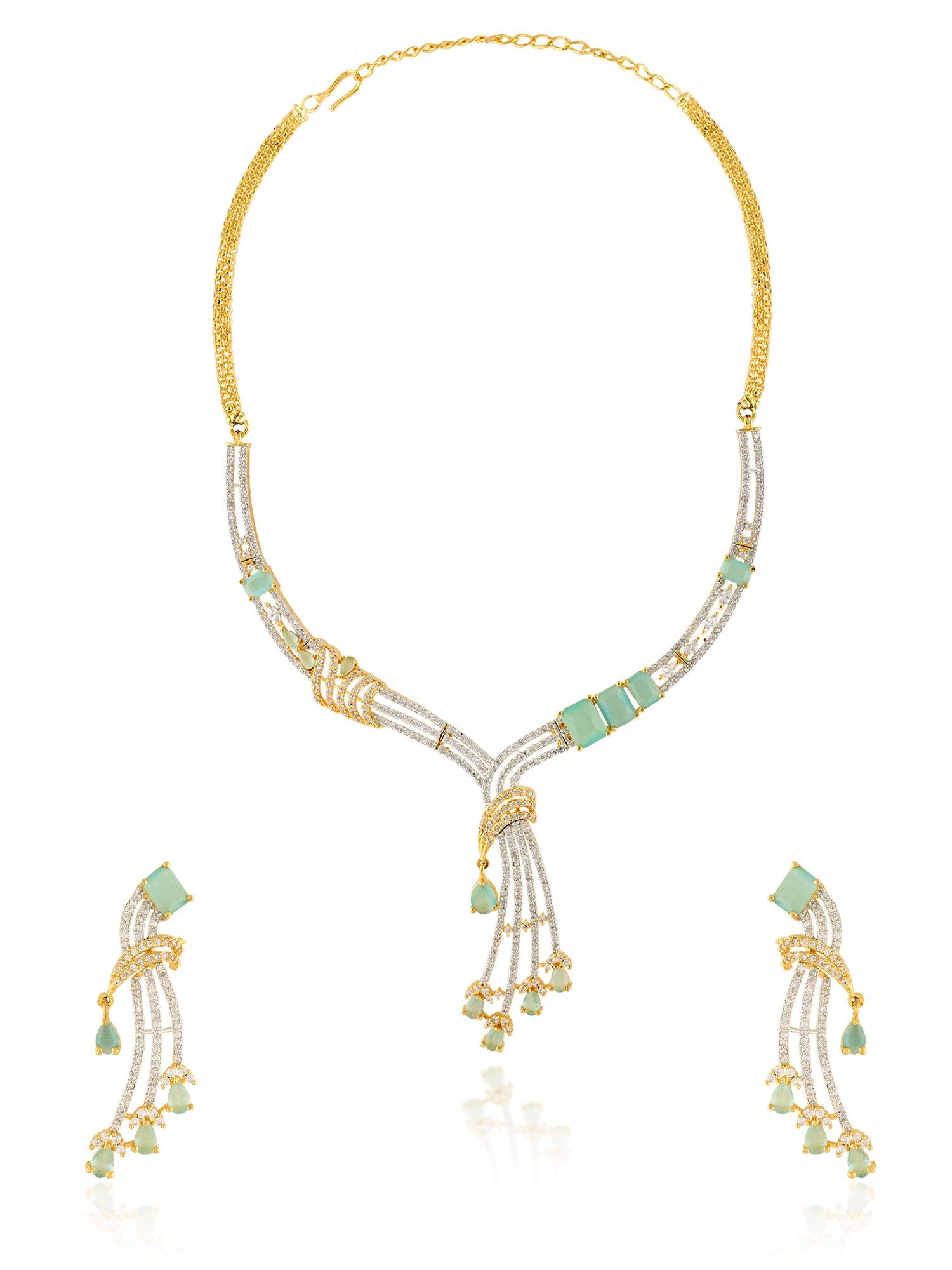Colorful Symphony Tourmaline Necklace Set - Dyulokha