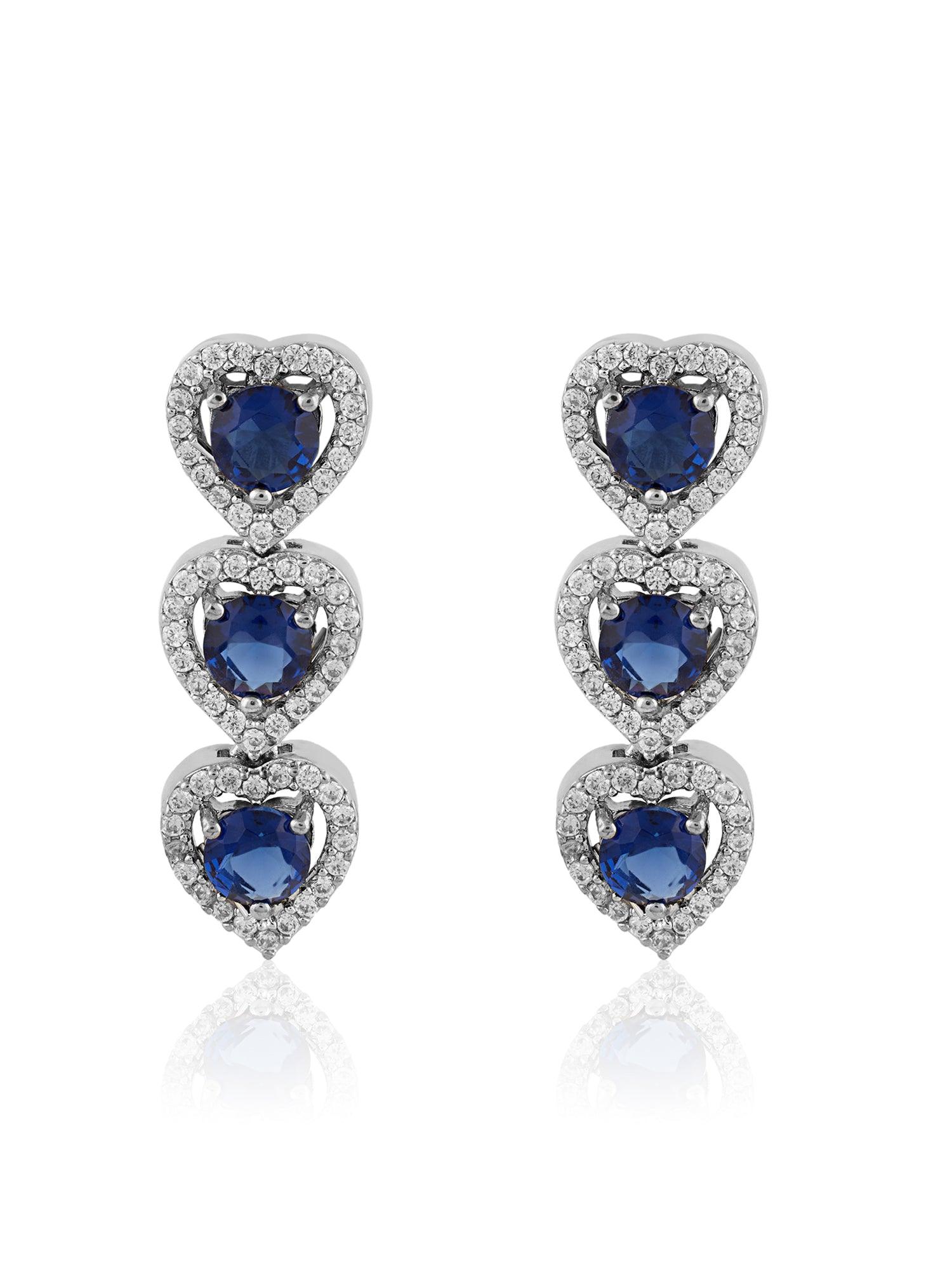 Brilliance Sapphire Necklace Set - Dyulokha