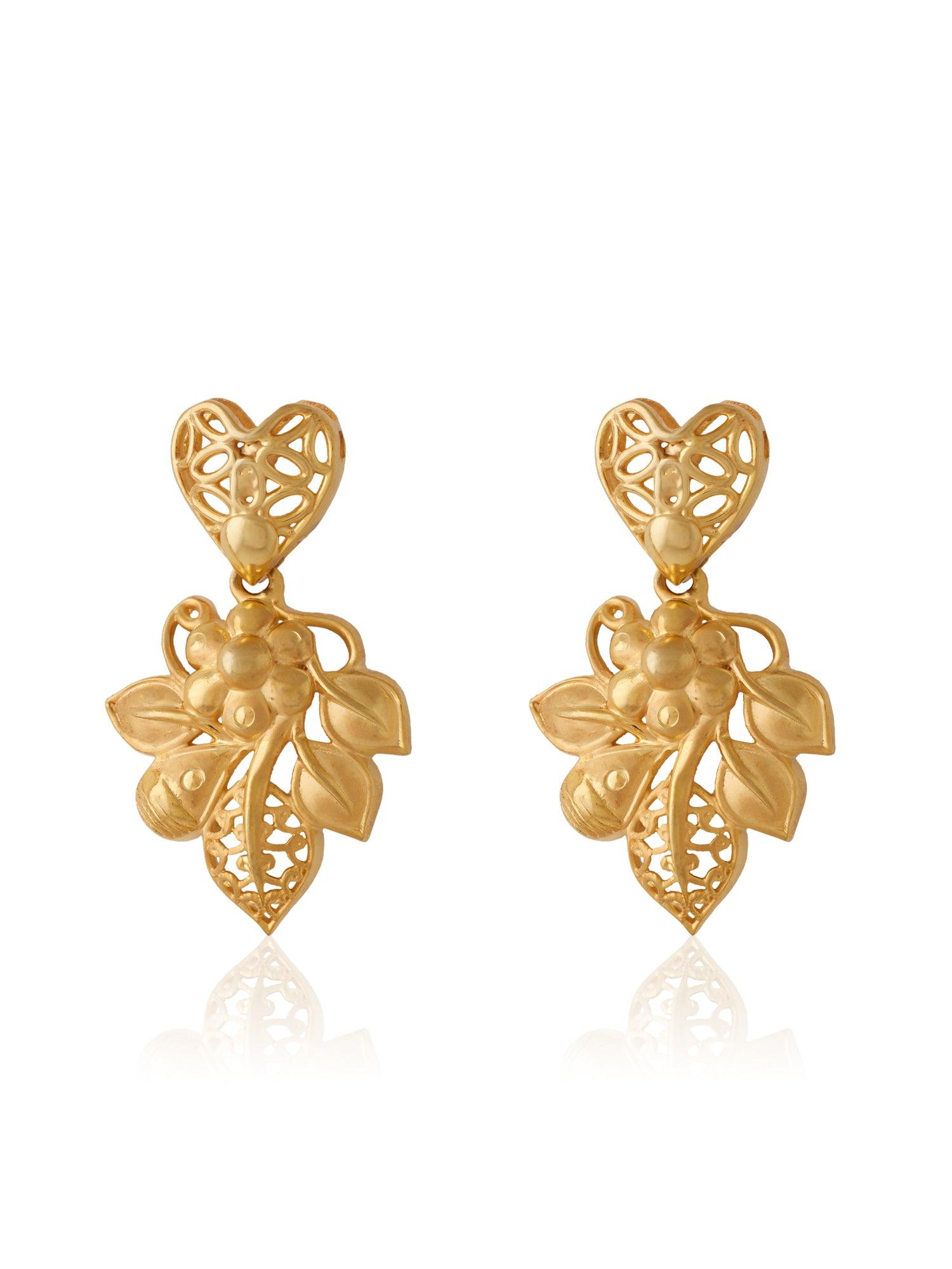 Gilded Garden Flower Necklace Set - Dyulokha