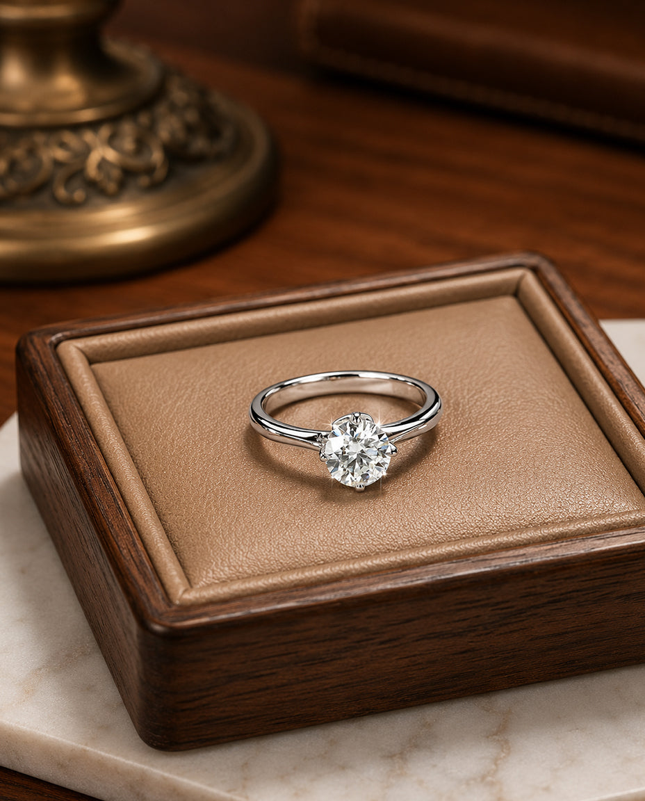 Celestial Sparkle Moissanite Delight Ring