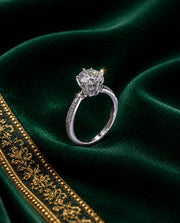 Radiant Glamour Moissanite Majesty Ring