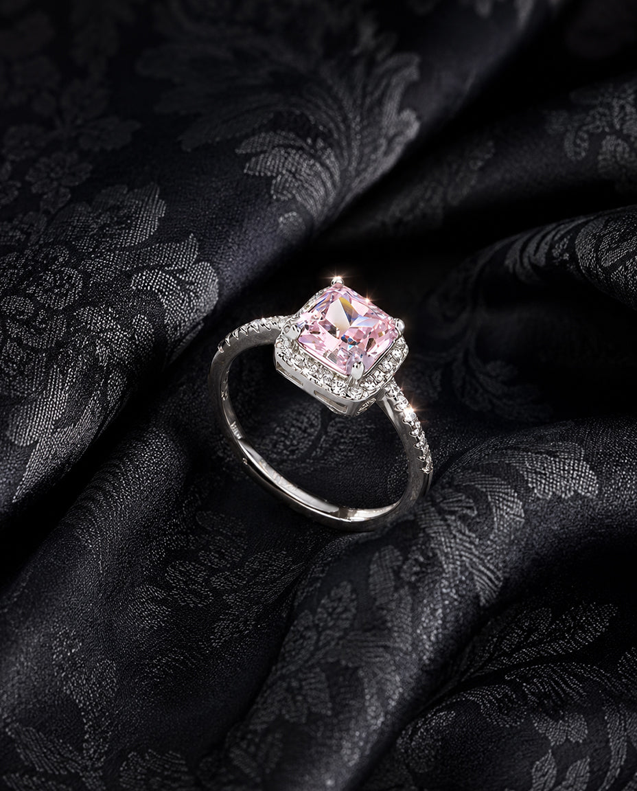 Diamond Mirage Resonance Ring