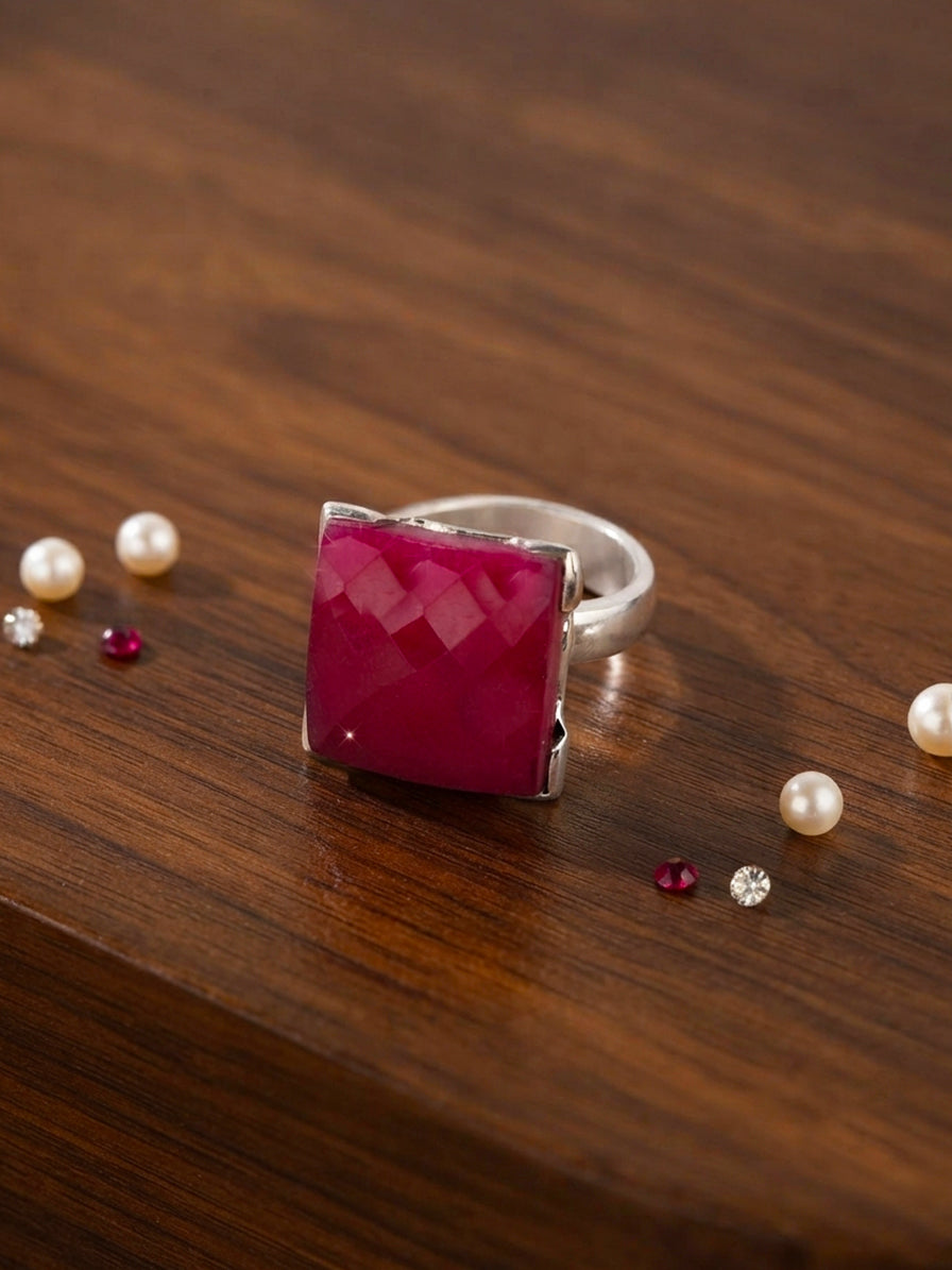 Scarlet Cocktail Ring
