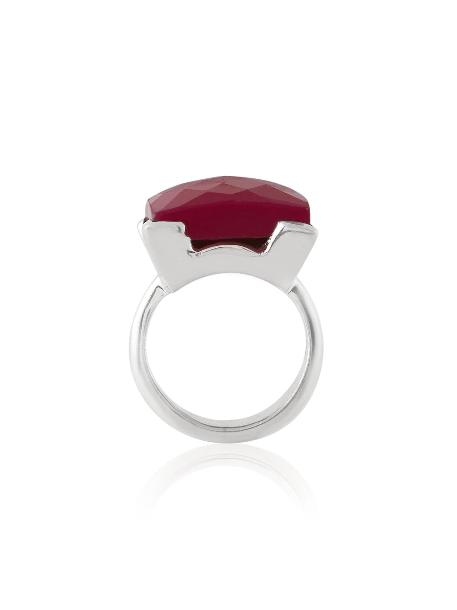 Scarlet Cocktail Ring