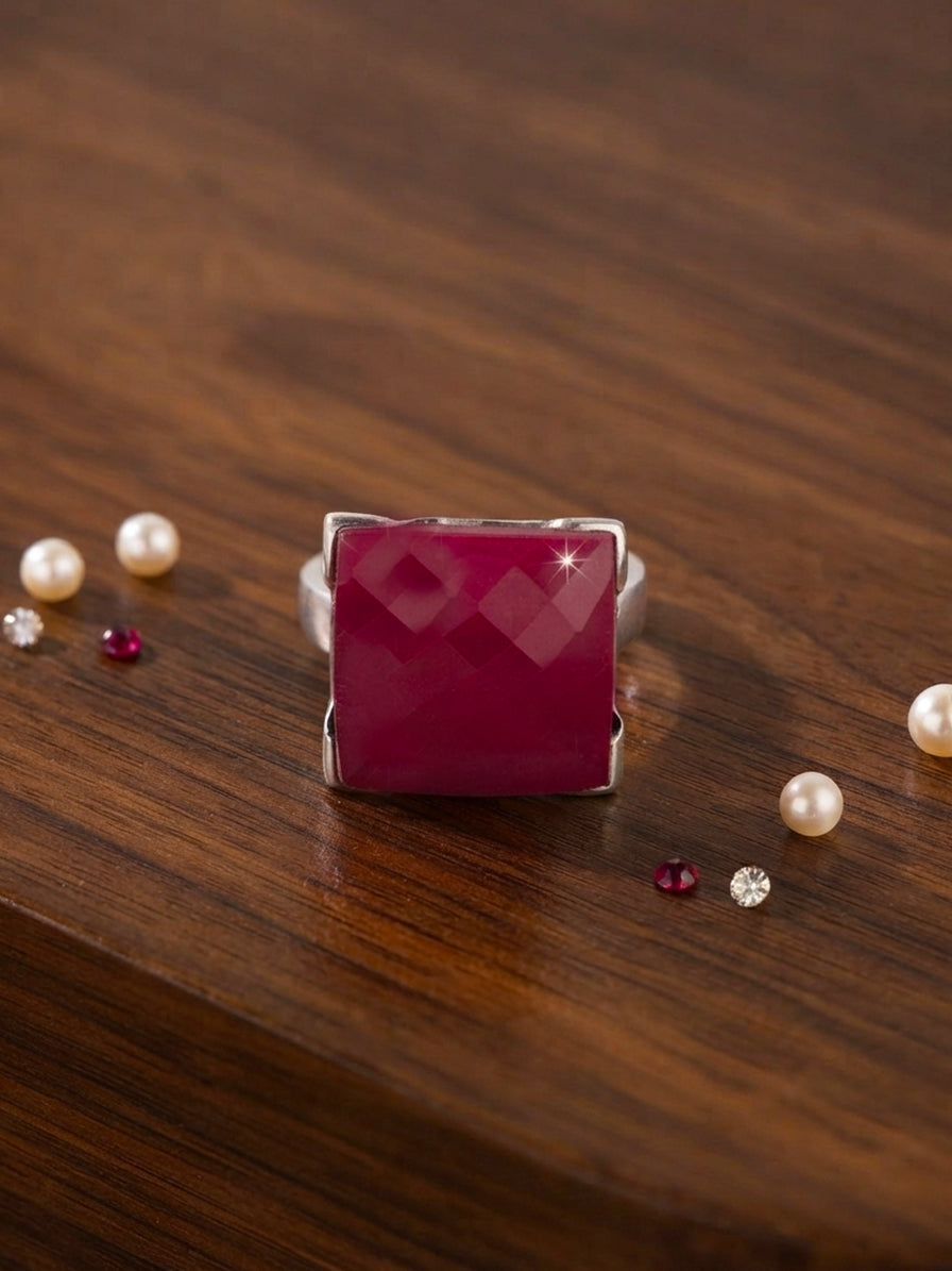 Scarlet Cocktail Ring