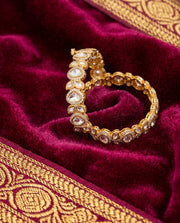 Regal Radiance Polki Kundan Bangles