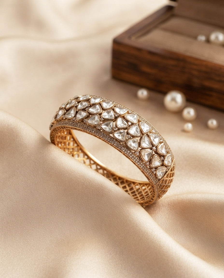 Victorian Polki Bangle