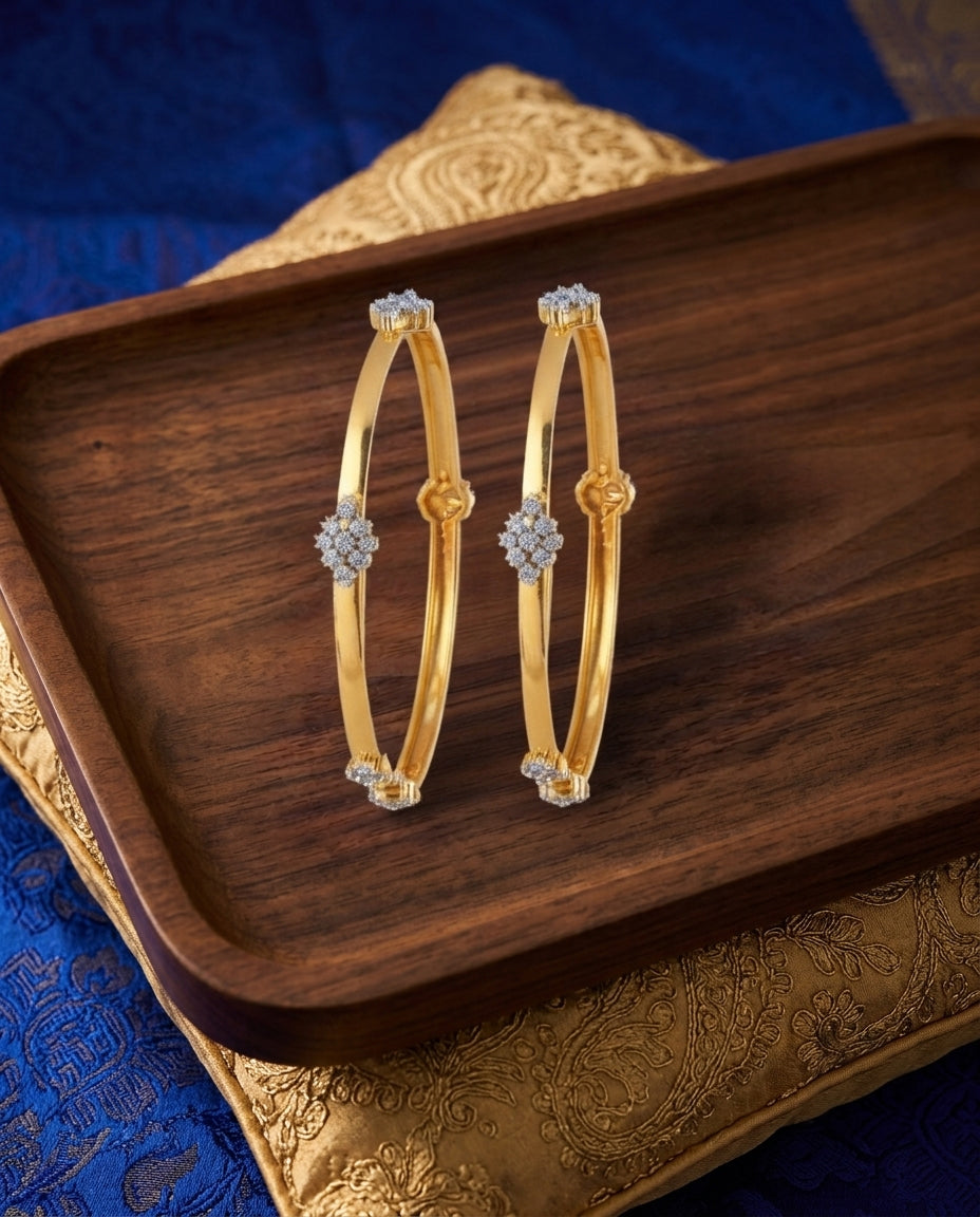 Dazzling Golden Bangle