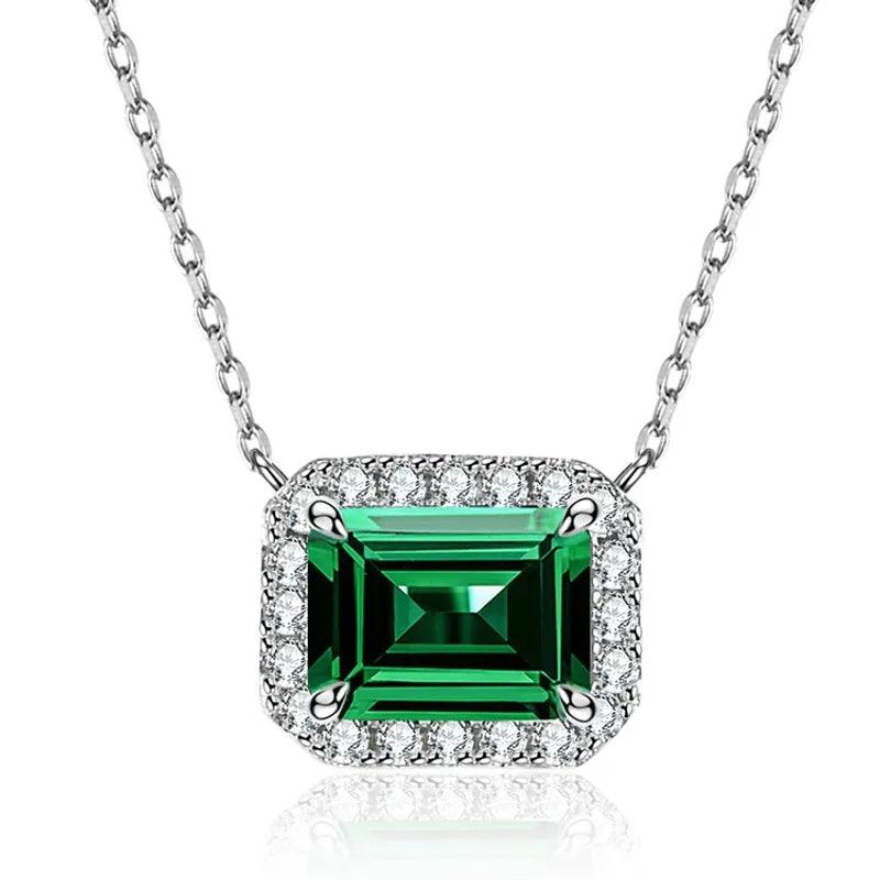 Eternal Spring Emerald Necklace Set - Dyulokha
