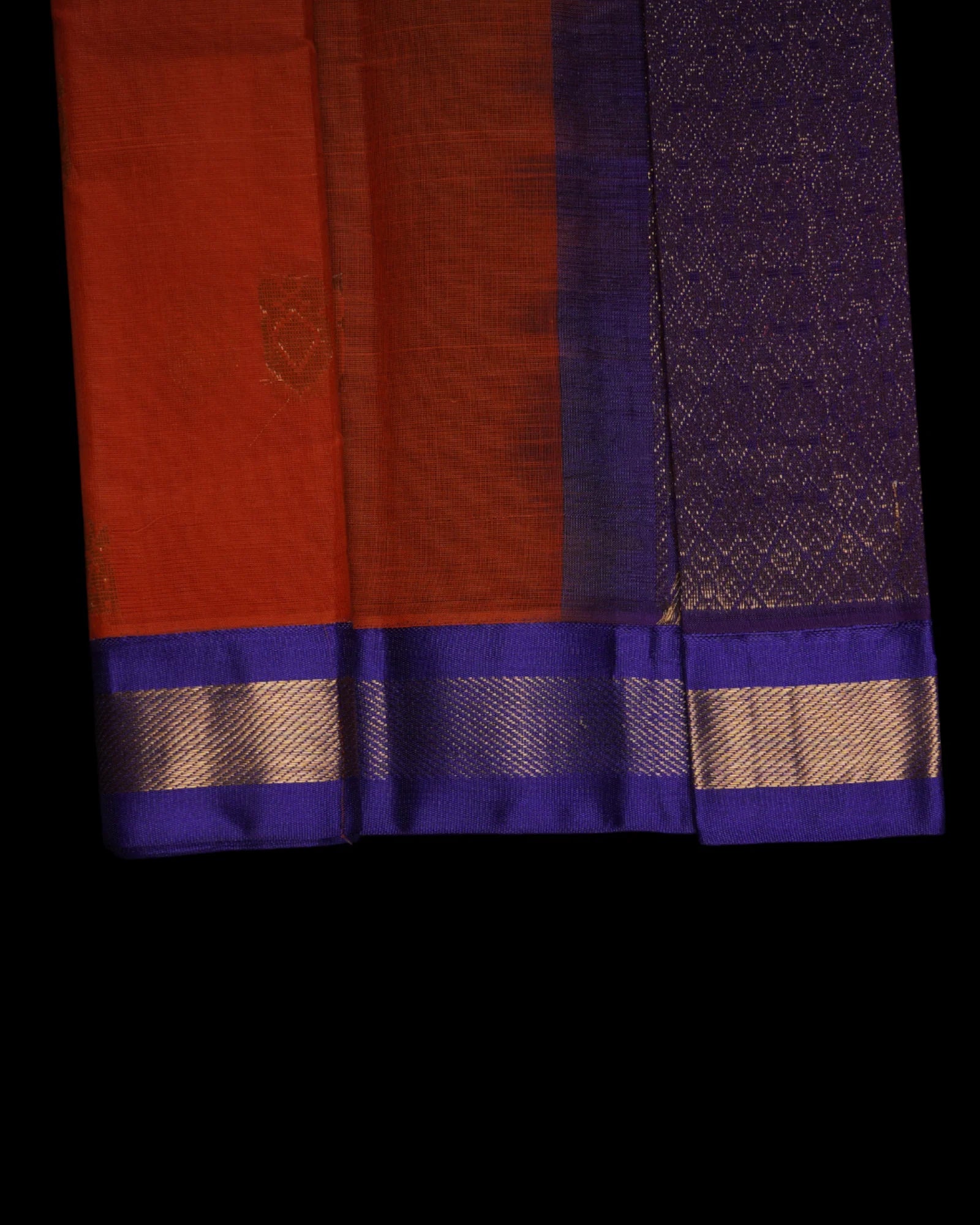 Soft Sico Cotton Gadwal Weave Saree