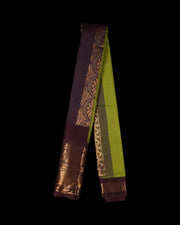 Gadwal Cotton Saree With Zari Butta
