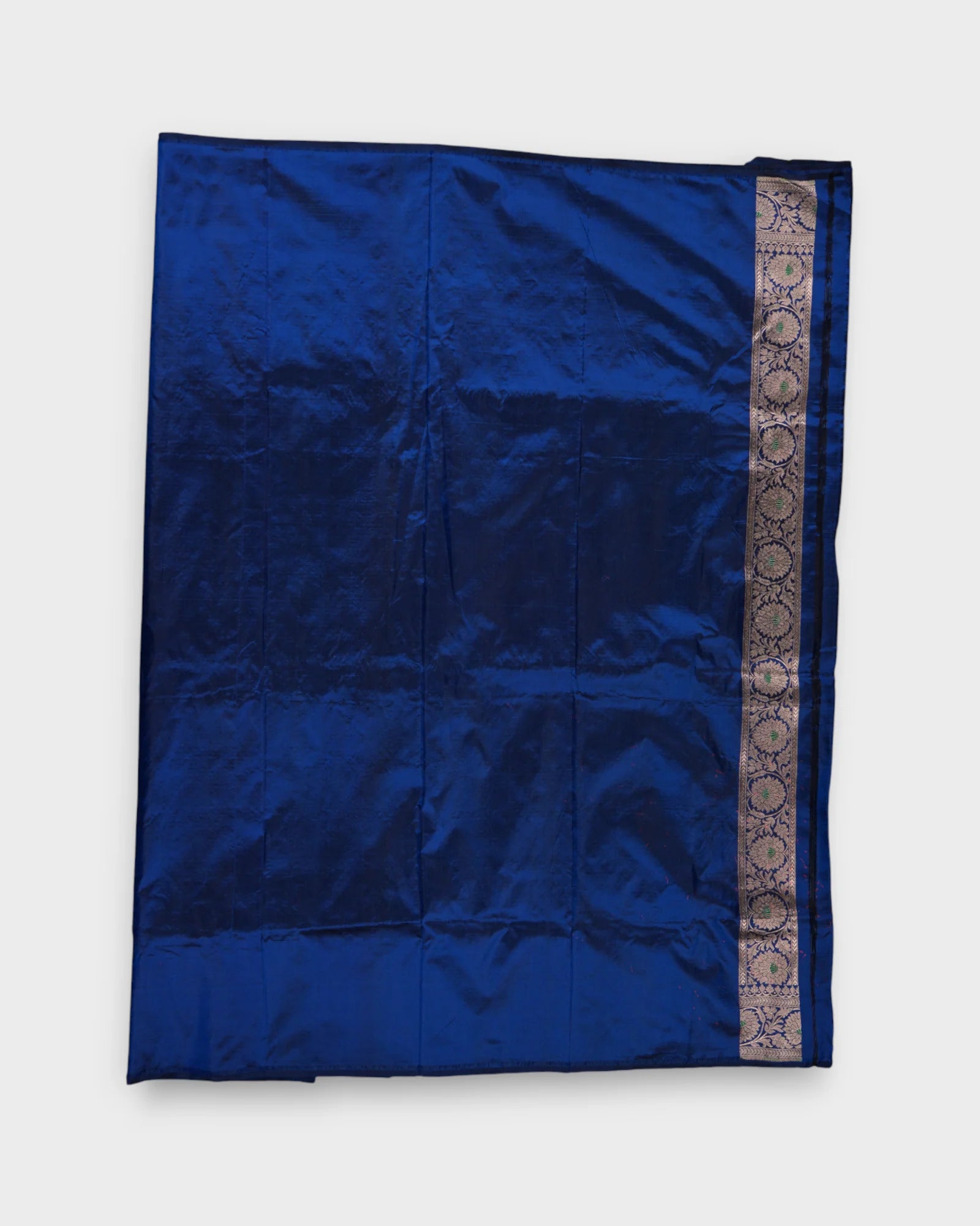 Blue Banarasi Silk Minakari Art Saree