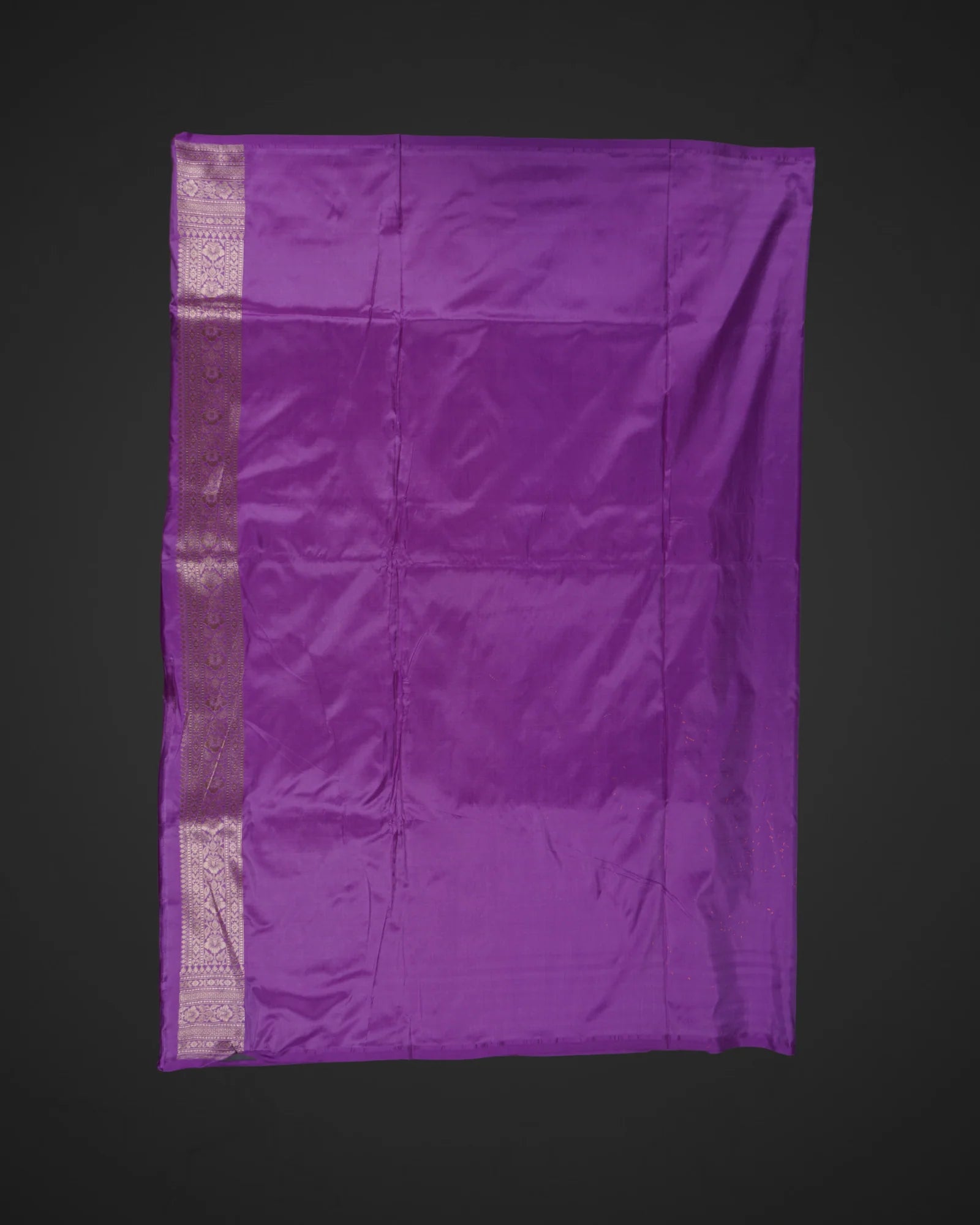 Lavender Katan Silk Minakari Banaras Saree