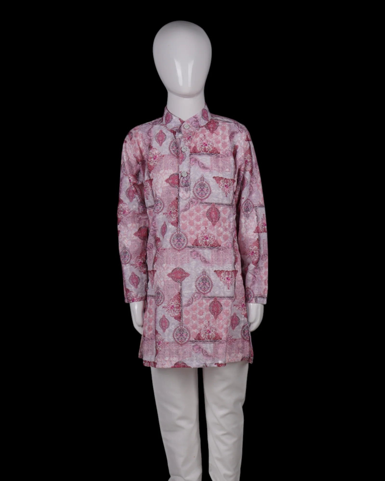 Boys Traditional Embroidered Kurta Pajama