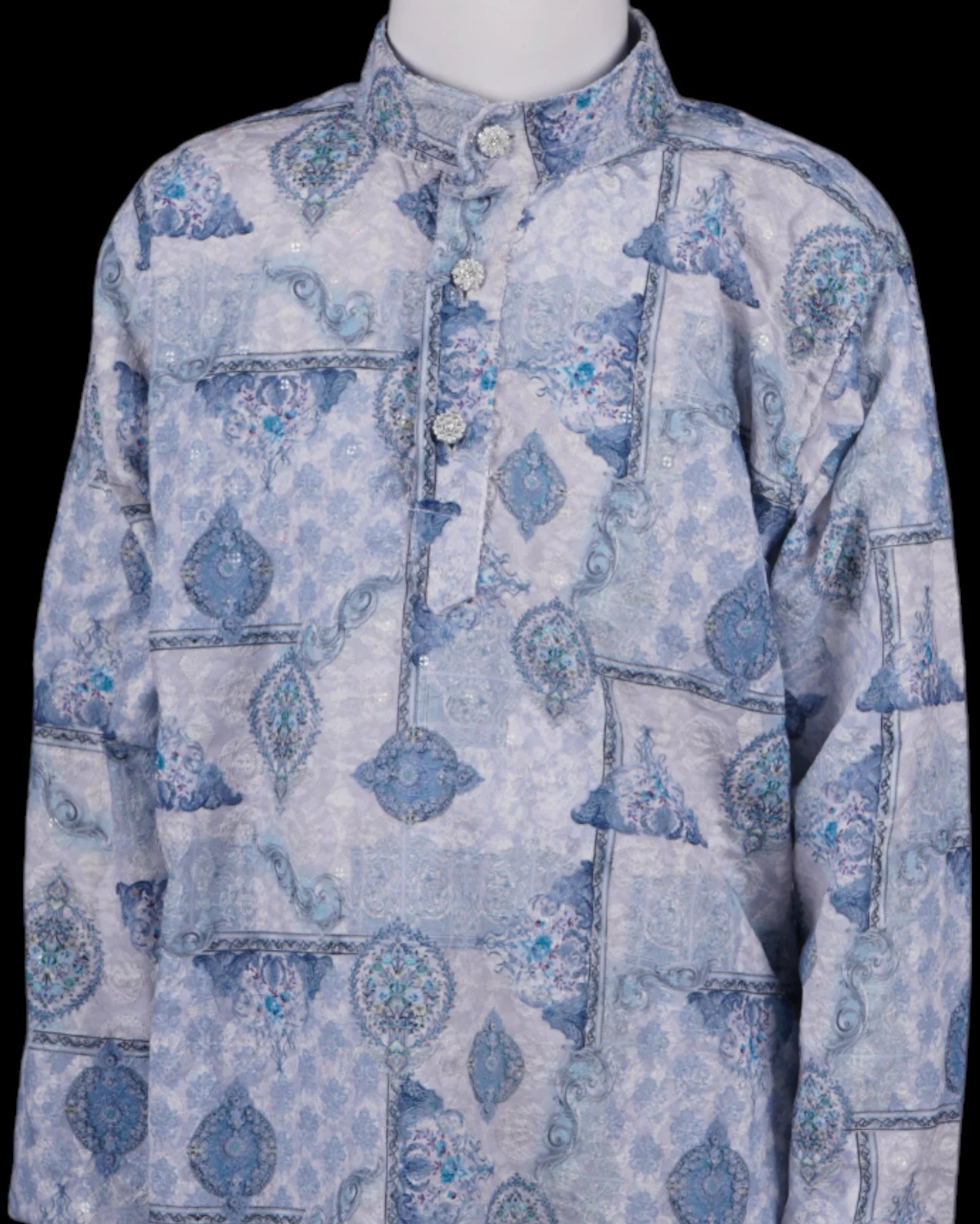 Boys Traditional Embroidered Kurta Pajama