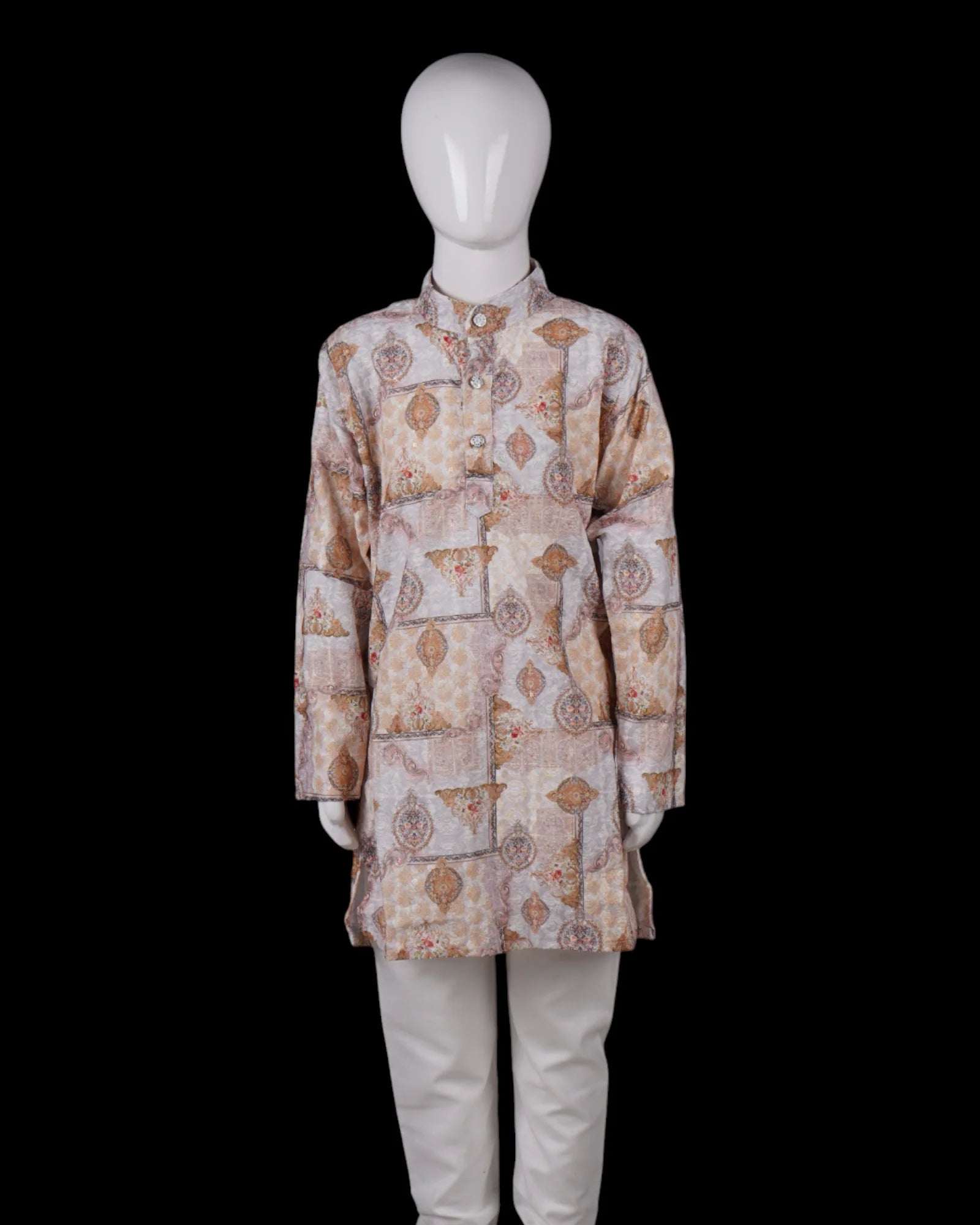 Boys Traditional Embroidered Kurta Pajama