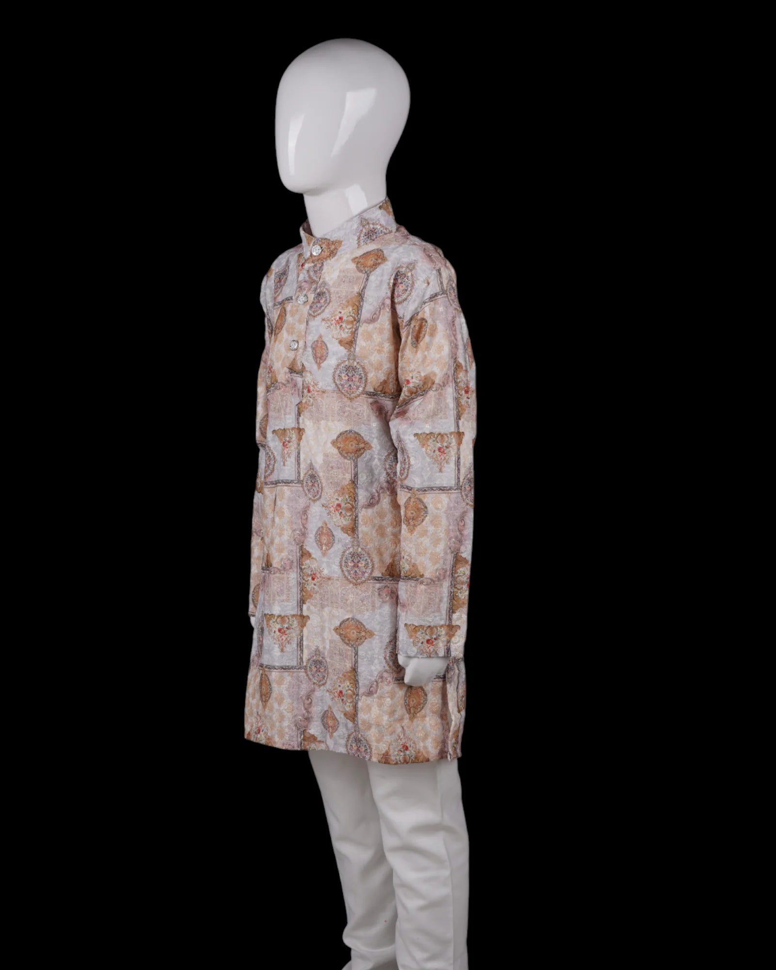 Boys Traditional Embroidered Kurta Pajama