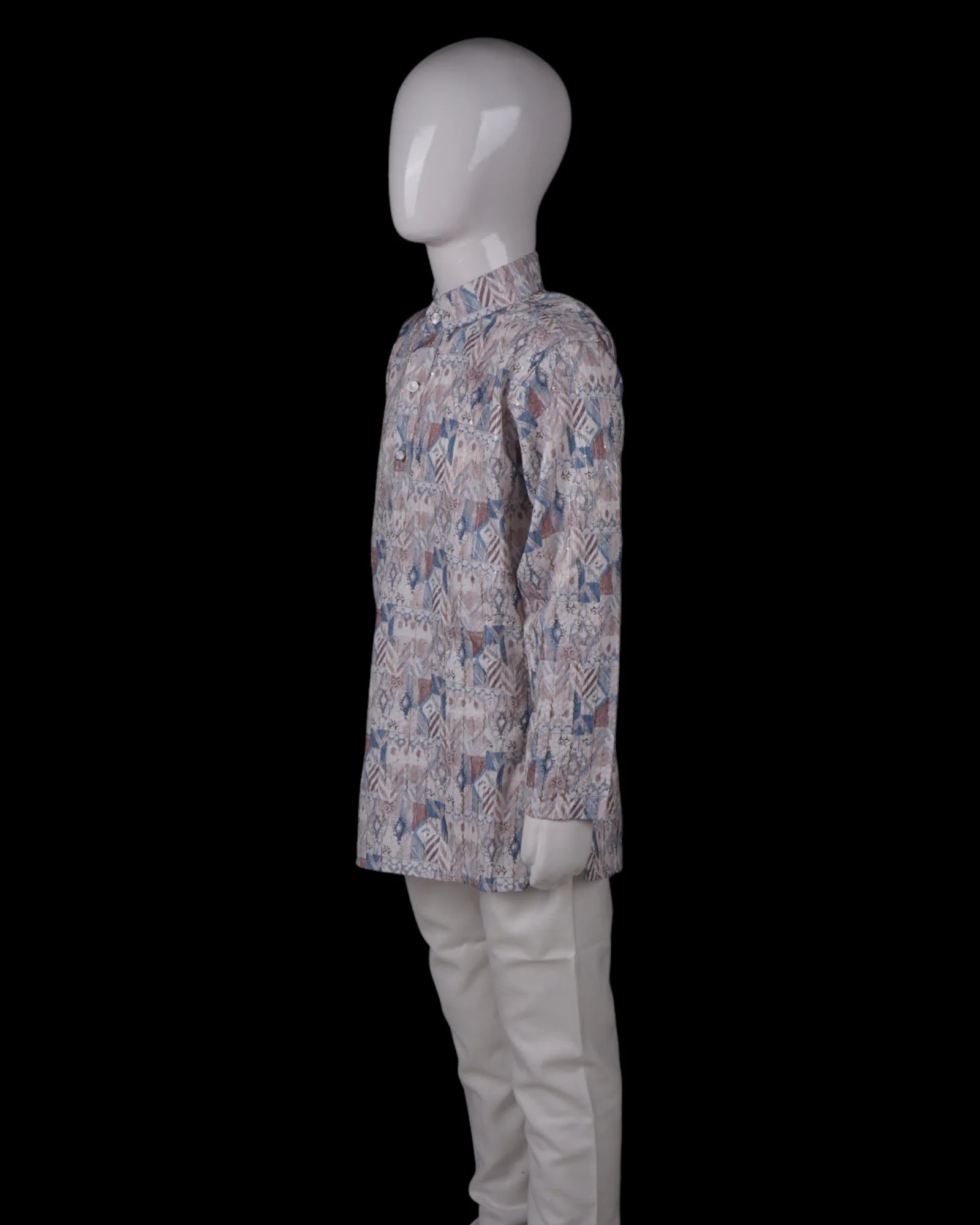 Block Print Cotton Kurta Pajama Set