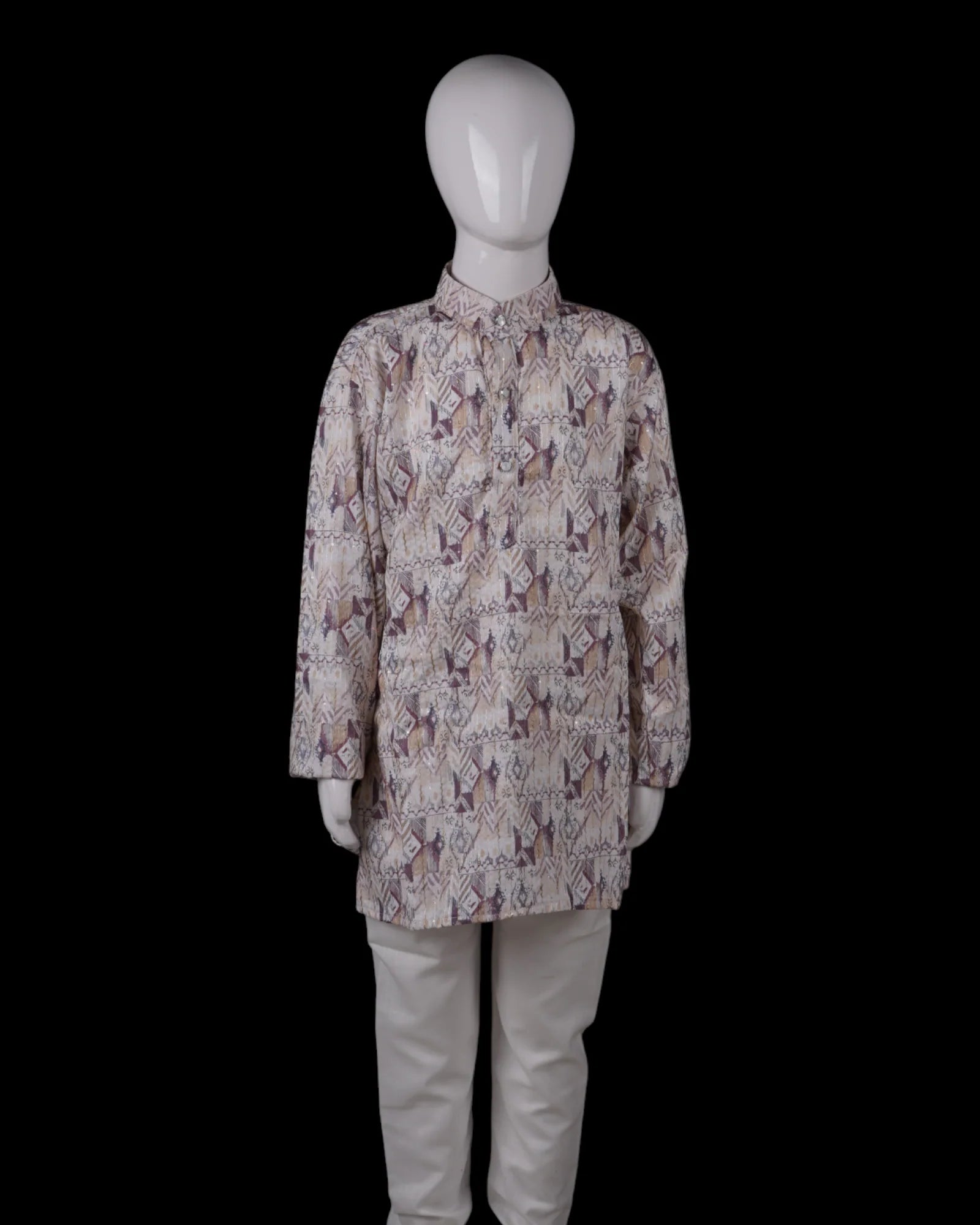 Block Print Cotton Kurta Pajama Set