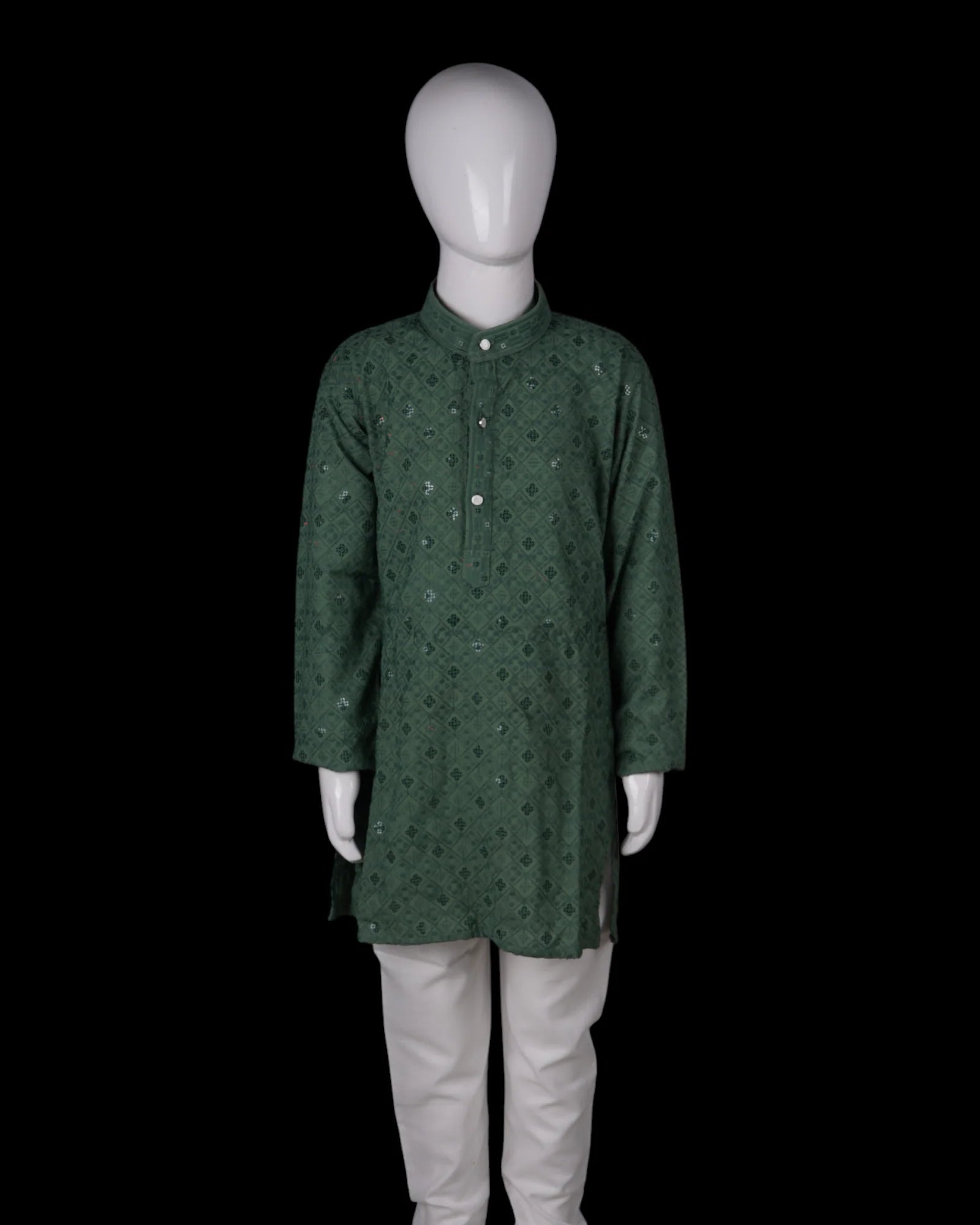 Boys Festive Sequin Kurta Pajama