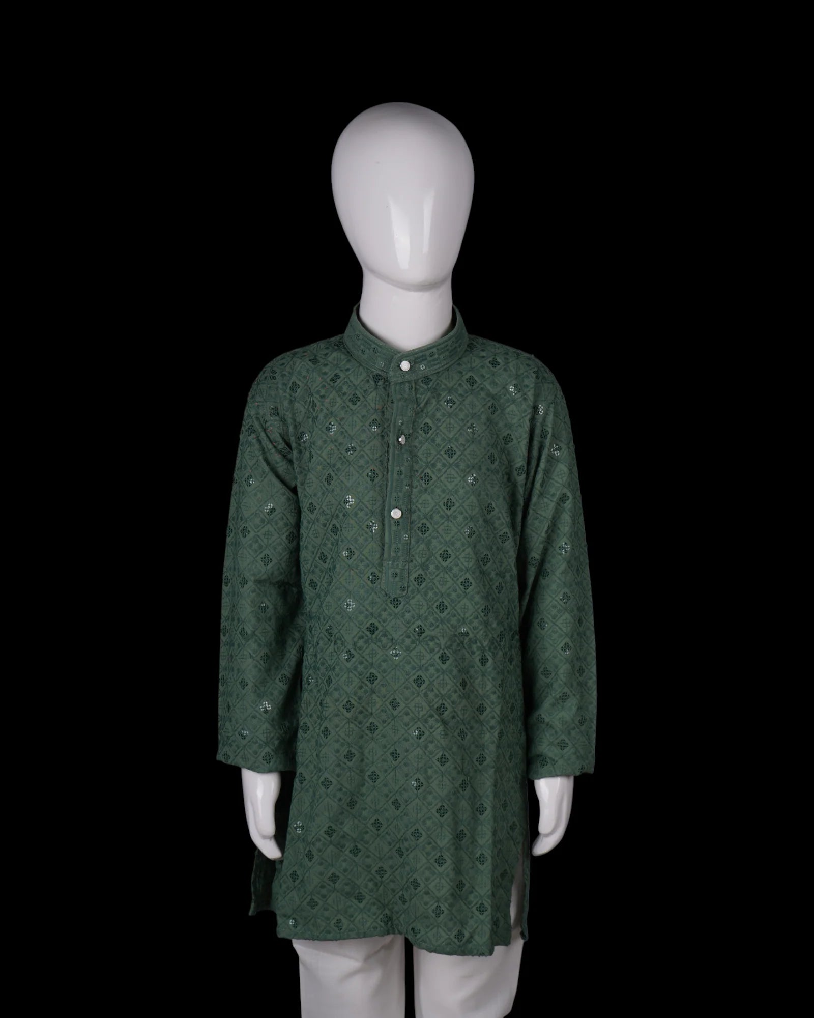 Boys Festive Sequin Kurta Pajama