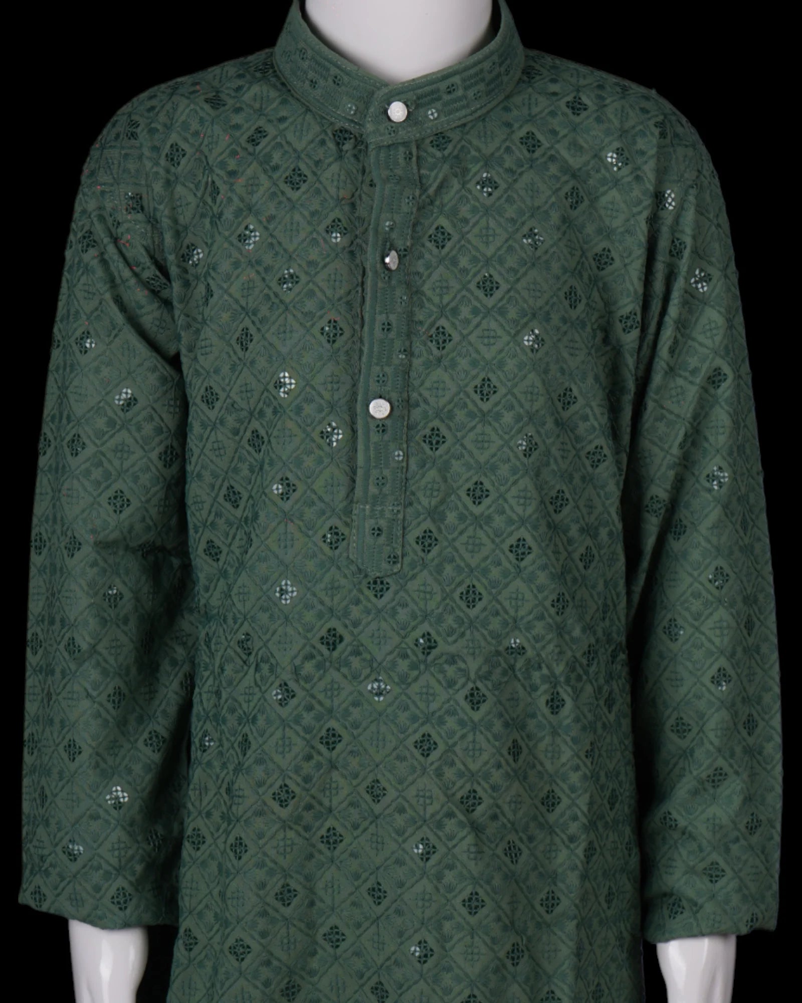 Boys Festive Sequin Kurta Pajama