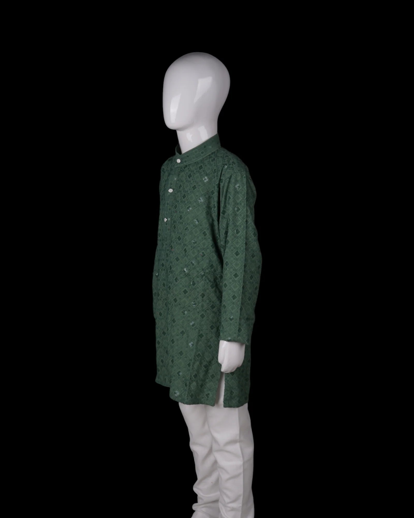 Boys Festive Sequin Kurta Pajama