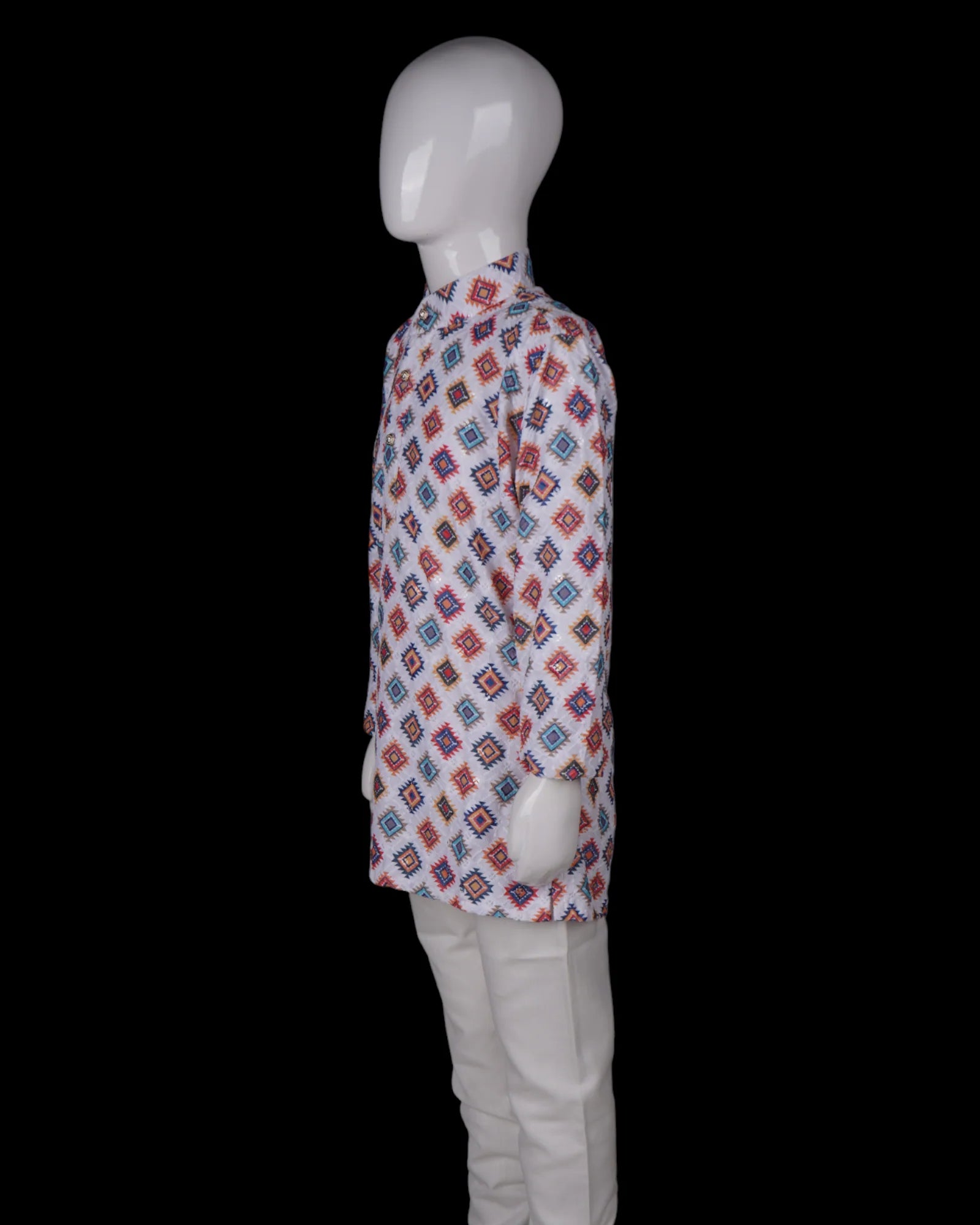 Boys Festive Embroidered Kurta Pajama Set