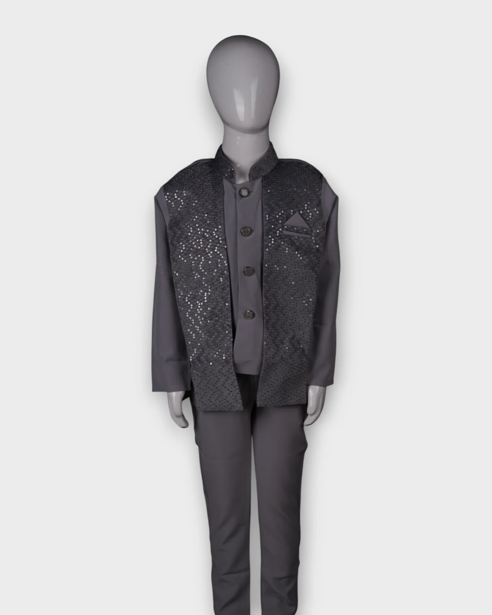 Embrace Tradition Sequin Embroidered Fusion Wear
